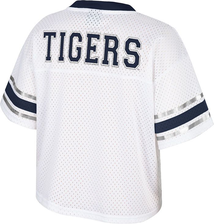 Colosseum Women's Auburn Tigers White Cropped Jersey