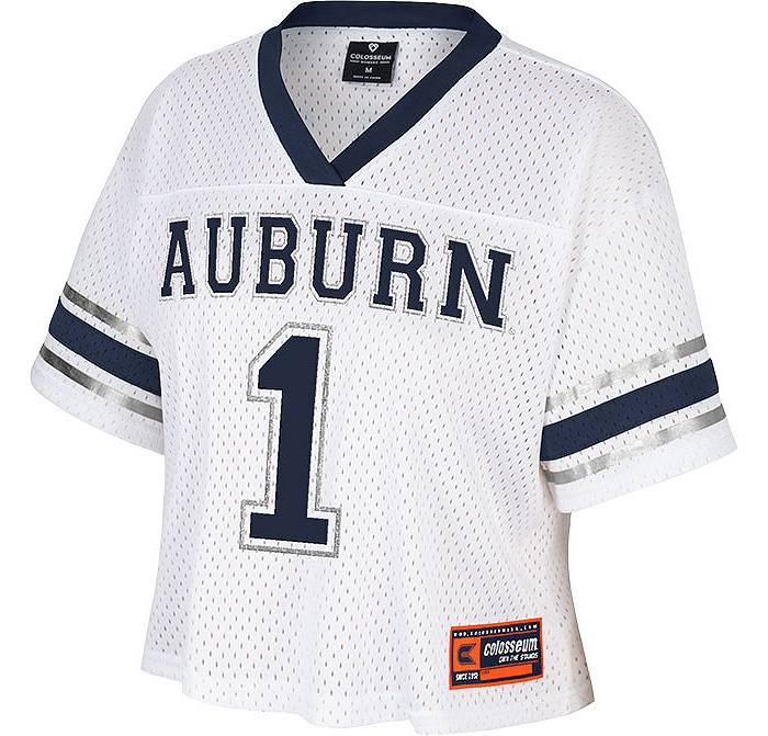 COLOSSEUM Auburn Tigers STITCHED Button Up Baseball Jersey Men's