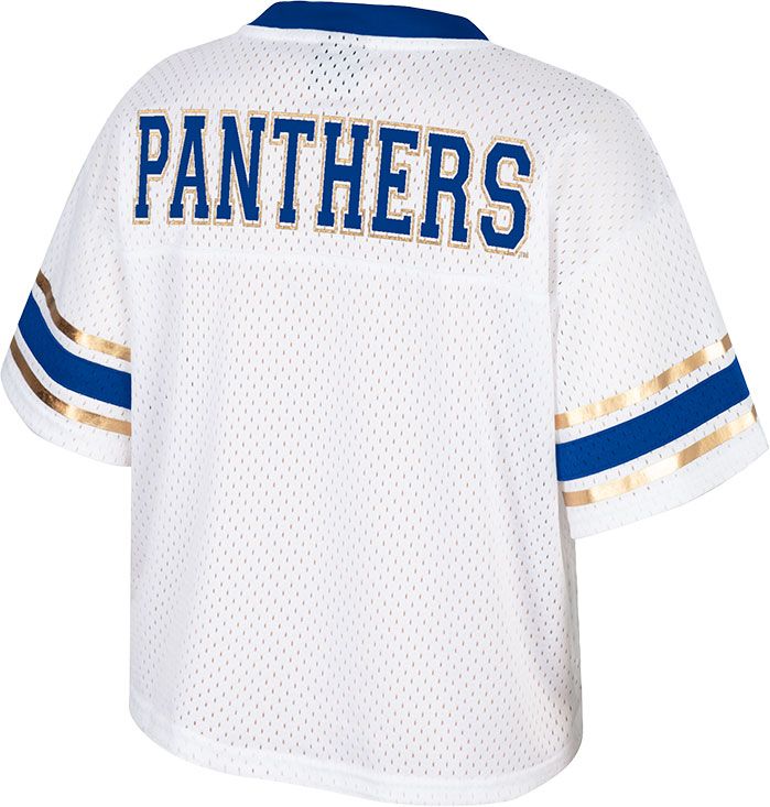 Colosseum Women's Pitt Panthers White Cropped Jersey