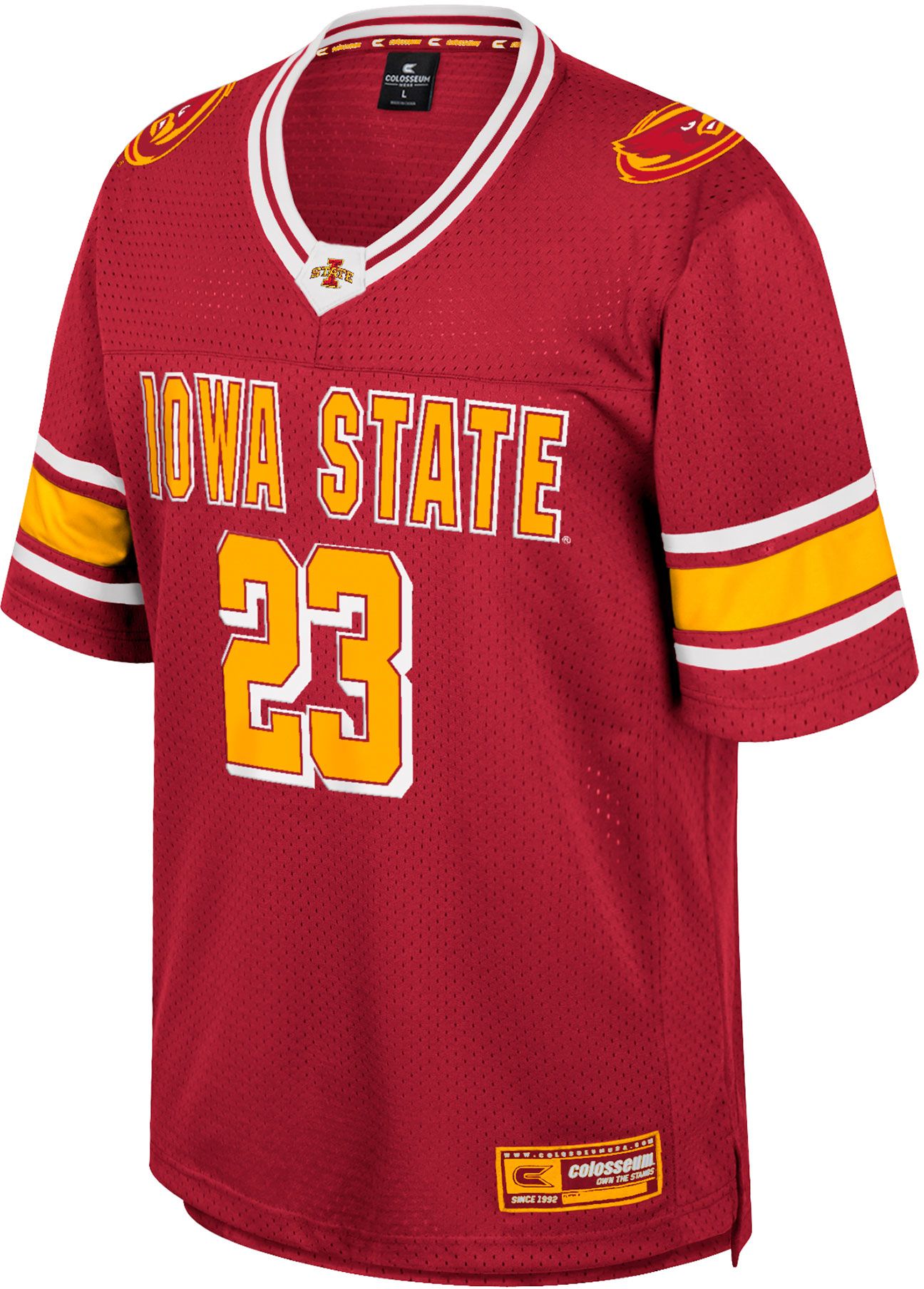 Colosseum Youth Iowa State Cyclones Cardinal No Fate Football Jersey