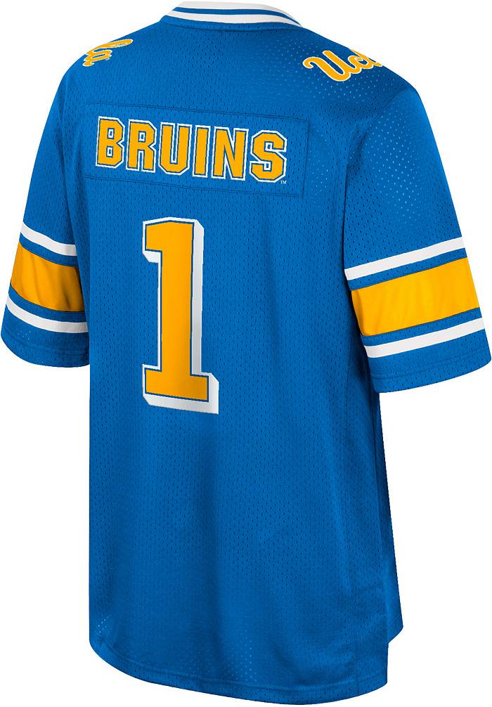 Men's Nike Heather Gray UCLA Bruins Logo 2-Hit Tri-Blend T-Shirt