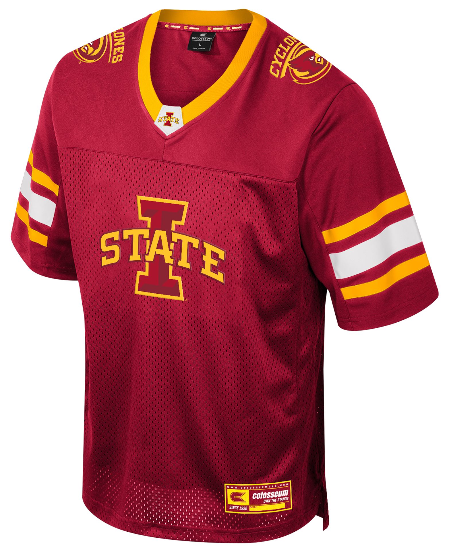 Colosseum Youth Iowa State Cyclones Cardinal Field Time Football Jersey product image