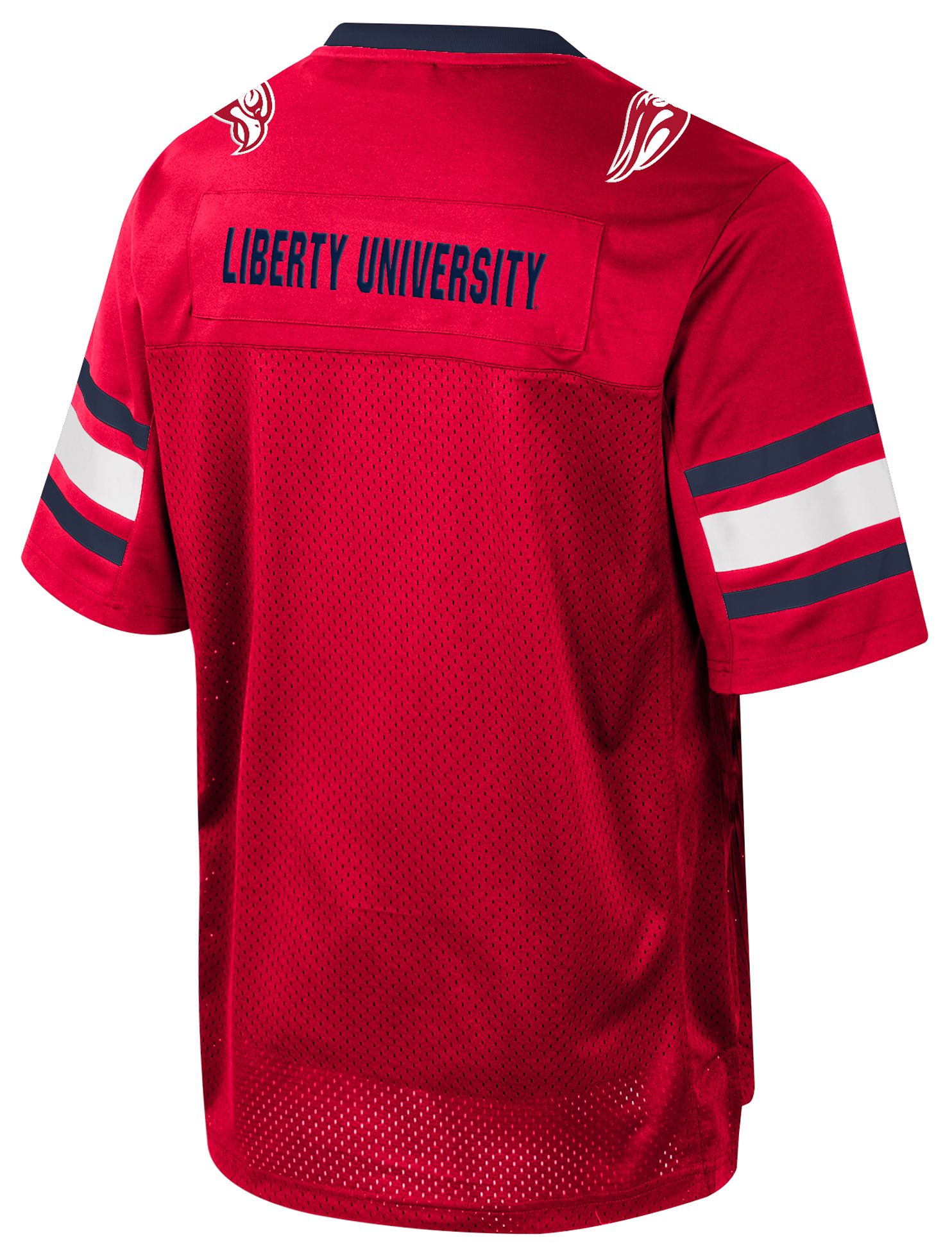 Colosseum Youth Liberty Flames Red Field Time Football Jersey product image