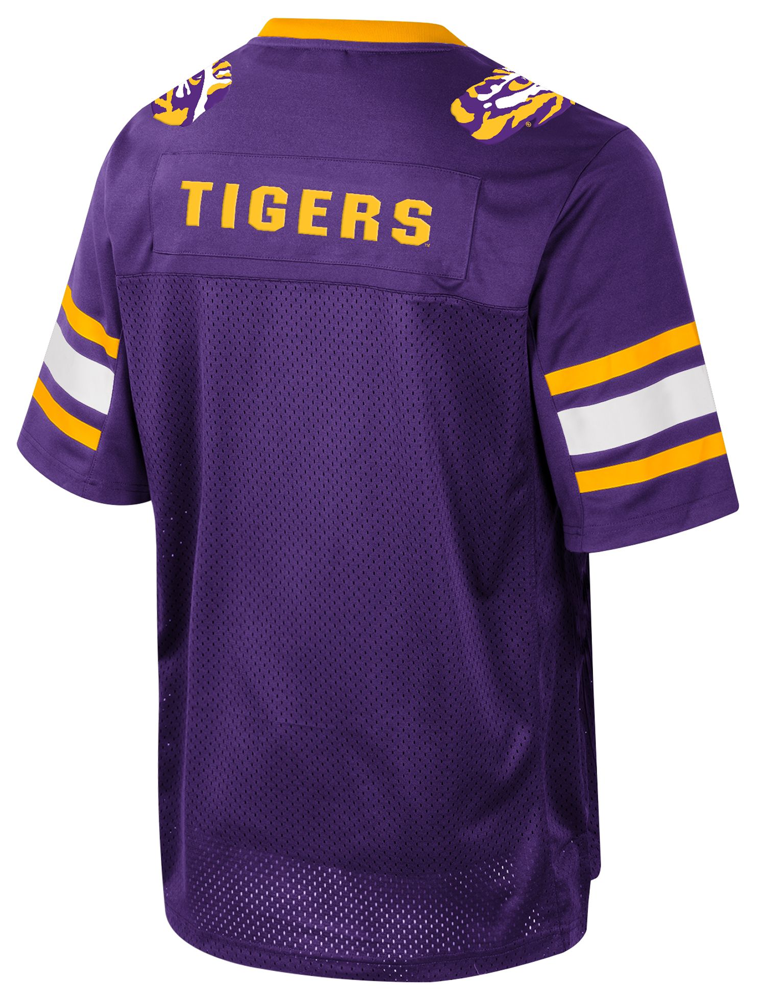 Colosseum Youth LSU Tigers Purple Field Time Football Jersey product image