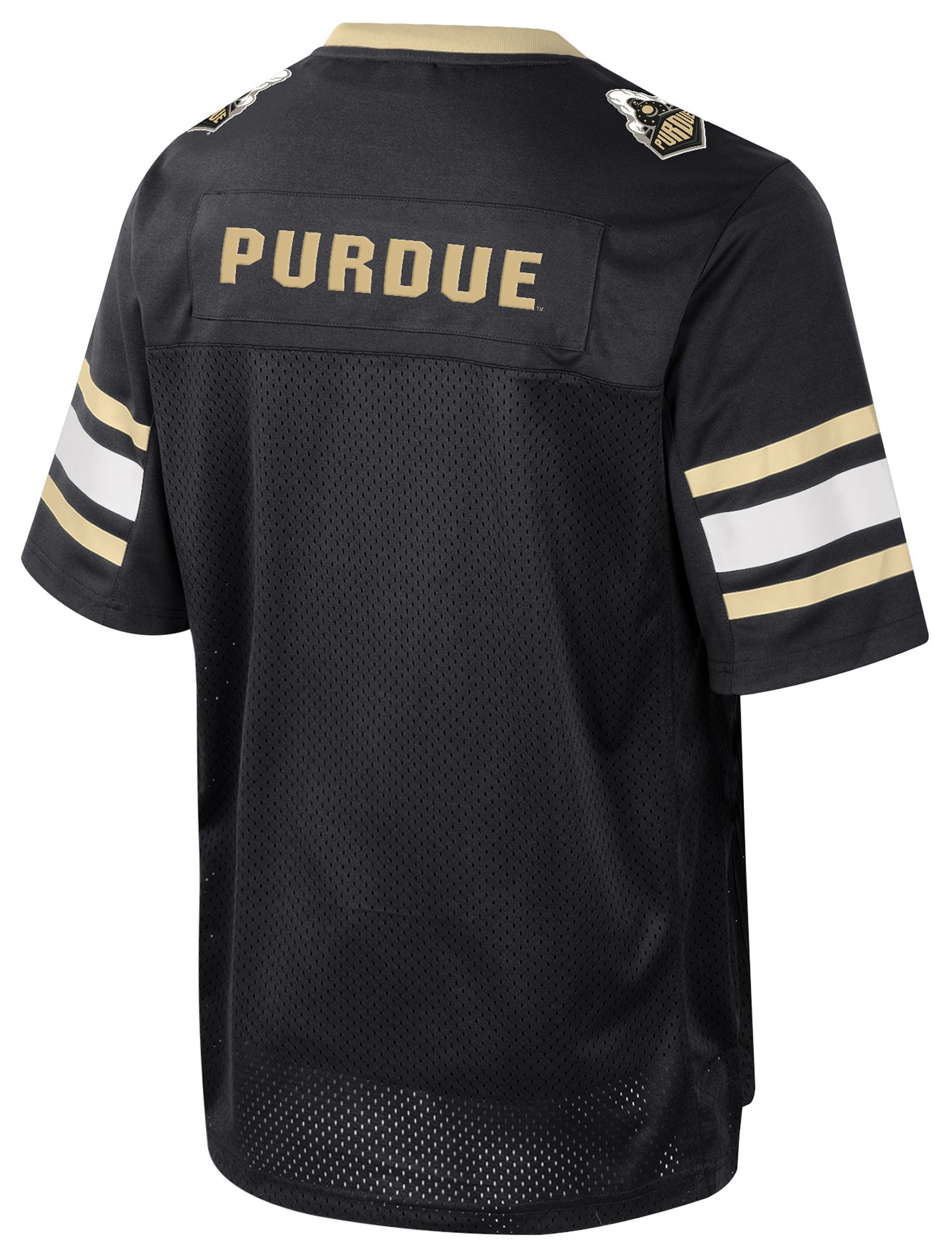 Colosseum Youth Purdue Boilermakers Black Field Time Football Jersey product image