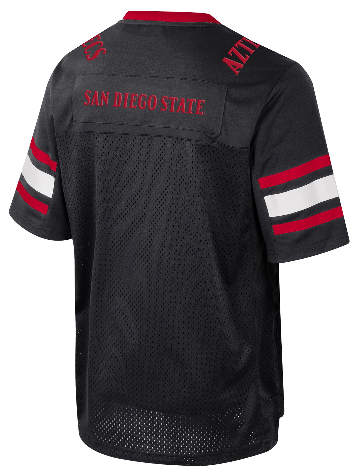Colosseum Youth San Diego State Aztecs Black Field Time Football Jersey product image