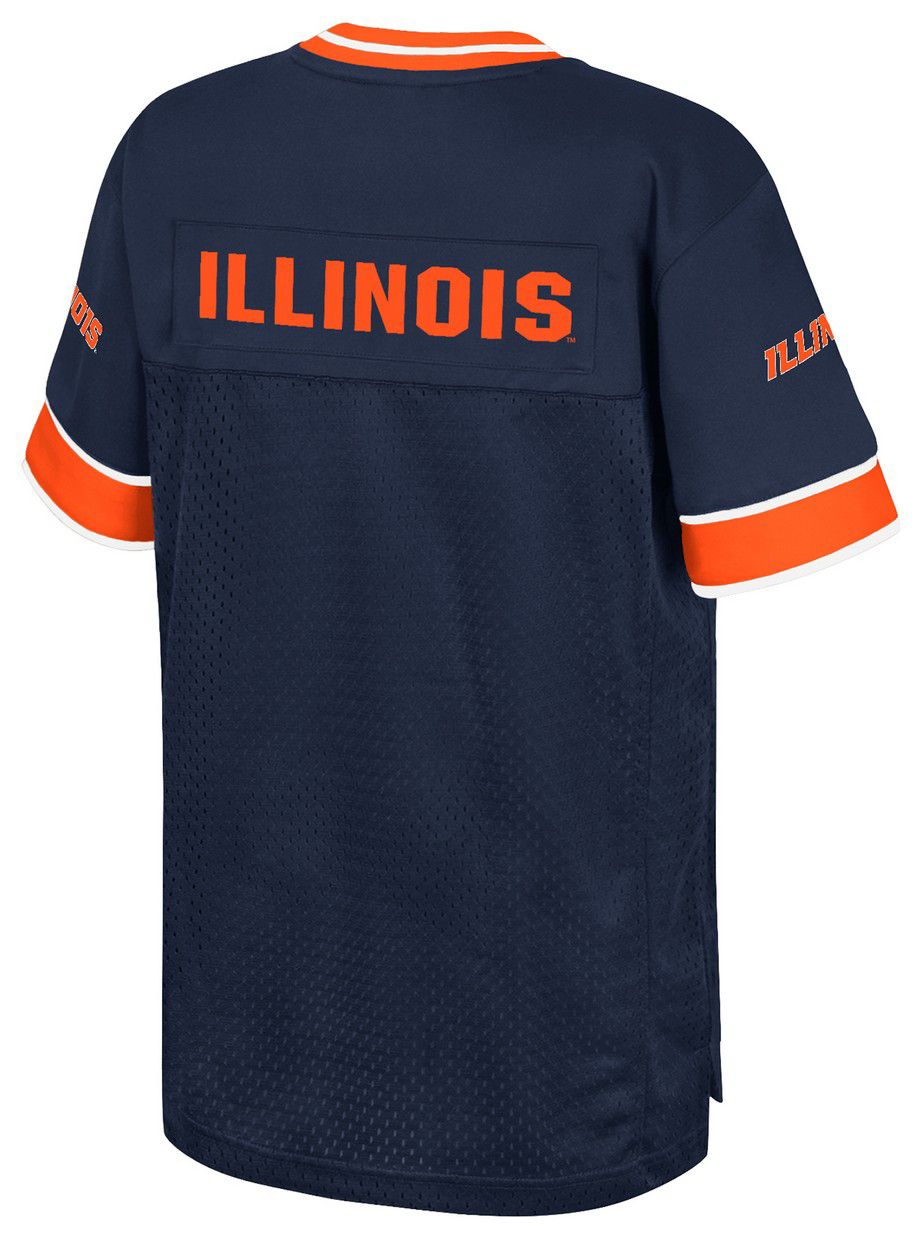 Colosseum Youth Illinois Fighting Illini Navy Football Jersey product image