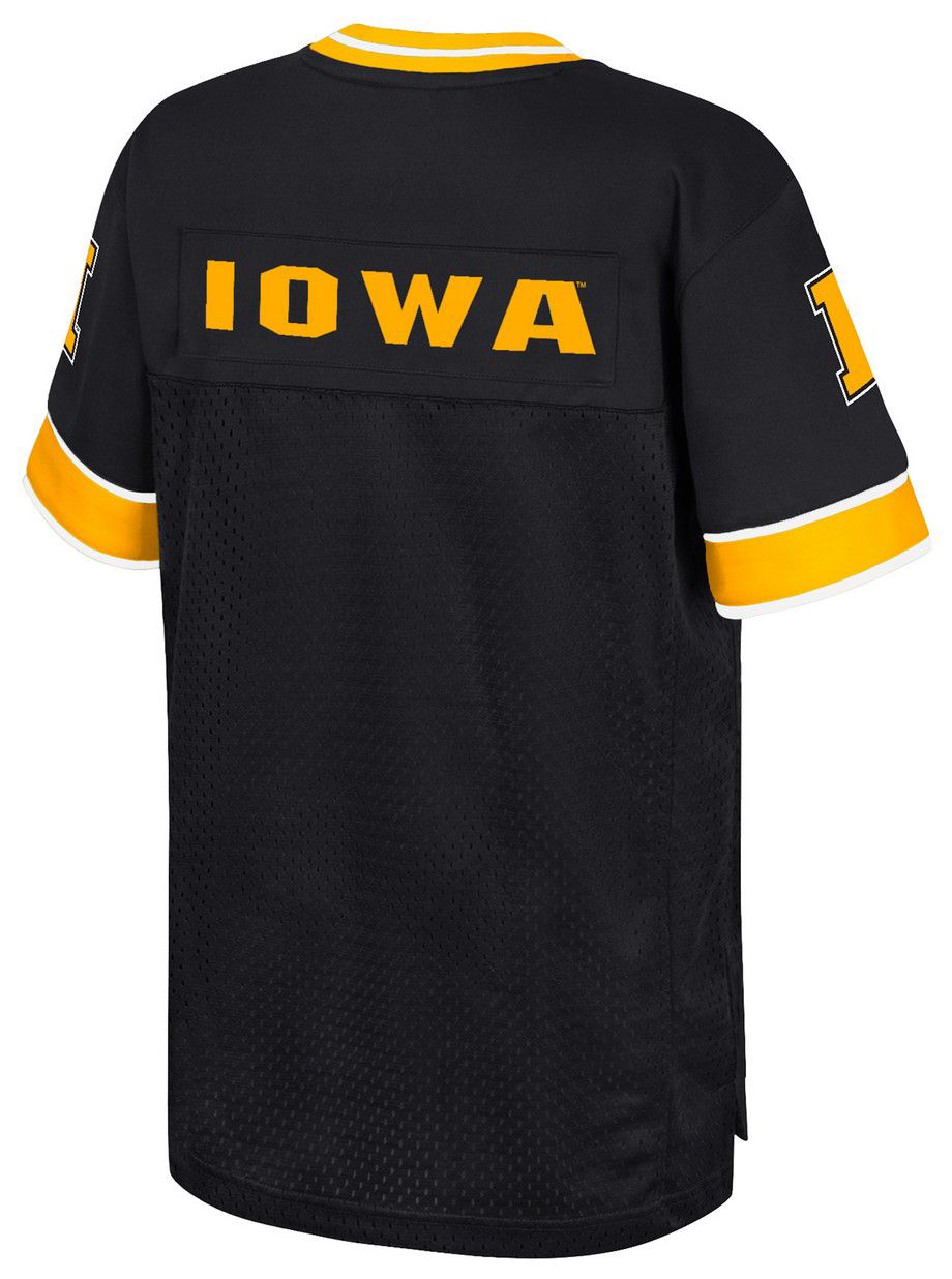 Colosseum Youth Iowa Hawkeyes Black Football Jersey product image