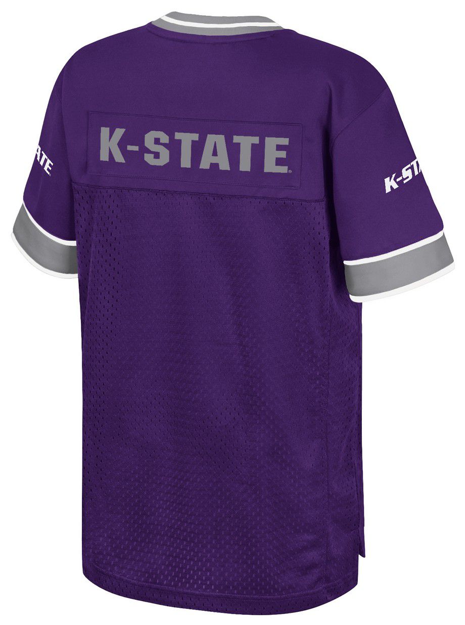 Colosseum Youth Kansas State Wildcats Purple Football Jersey product image