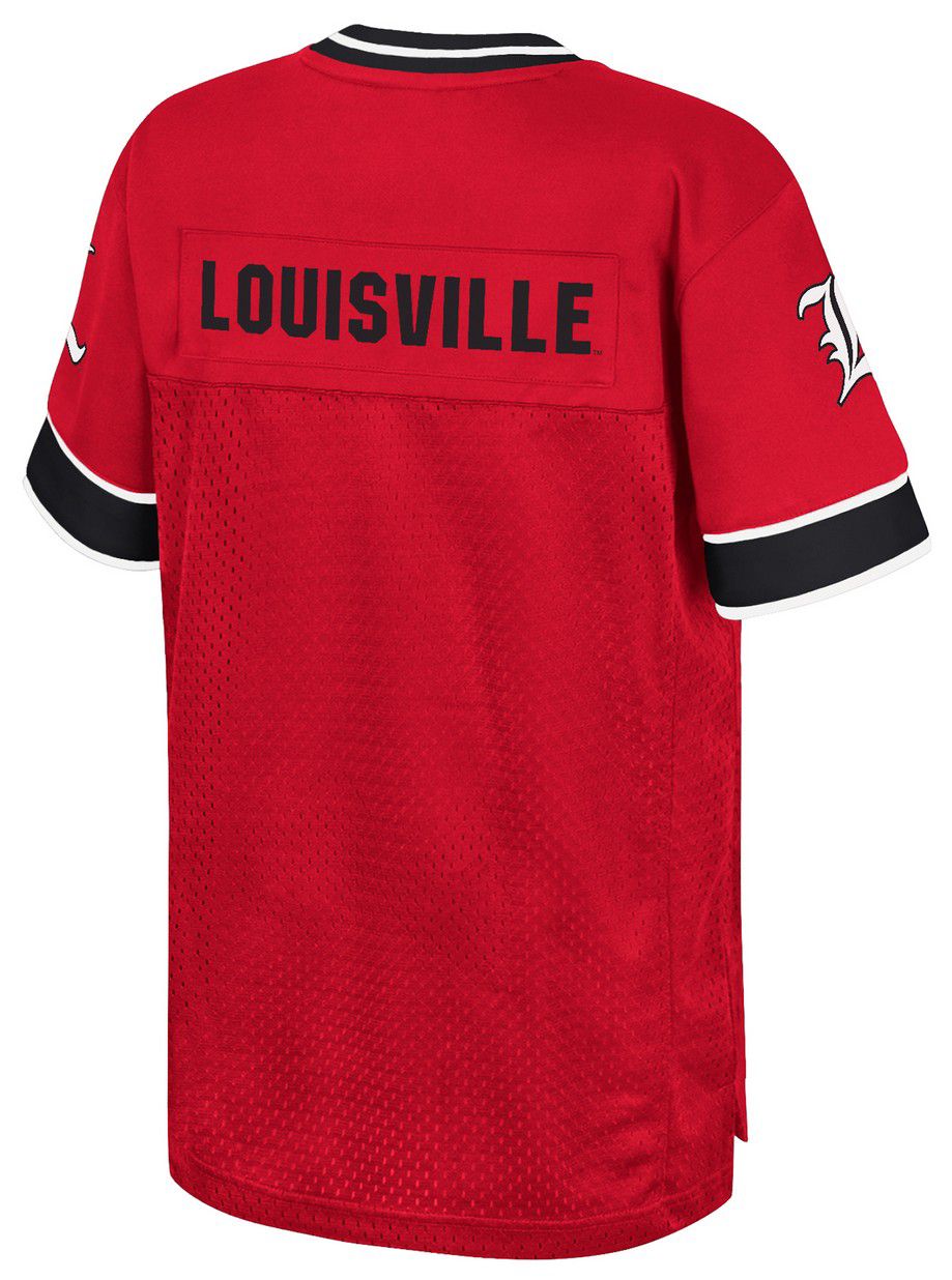Colosseum Youth Louisville Cardinals Red Football Jersey product image