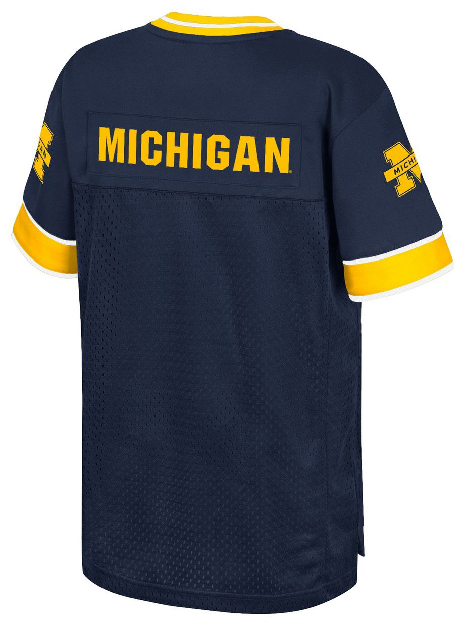 Colosseum Youth Michigan Wolverines Navy Football Jersey product image