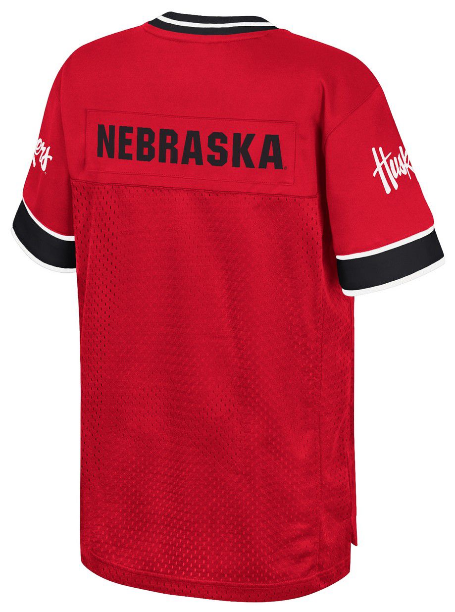 Colosseum Youth Nebraska Cornhuskers Red Football Jersey product image