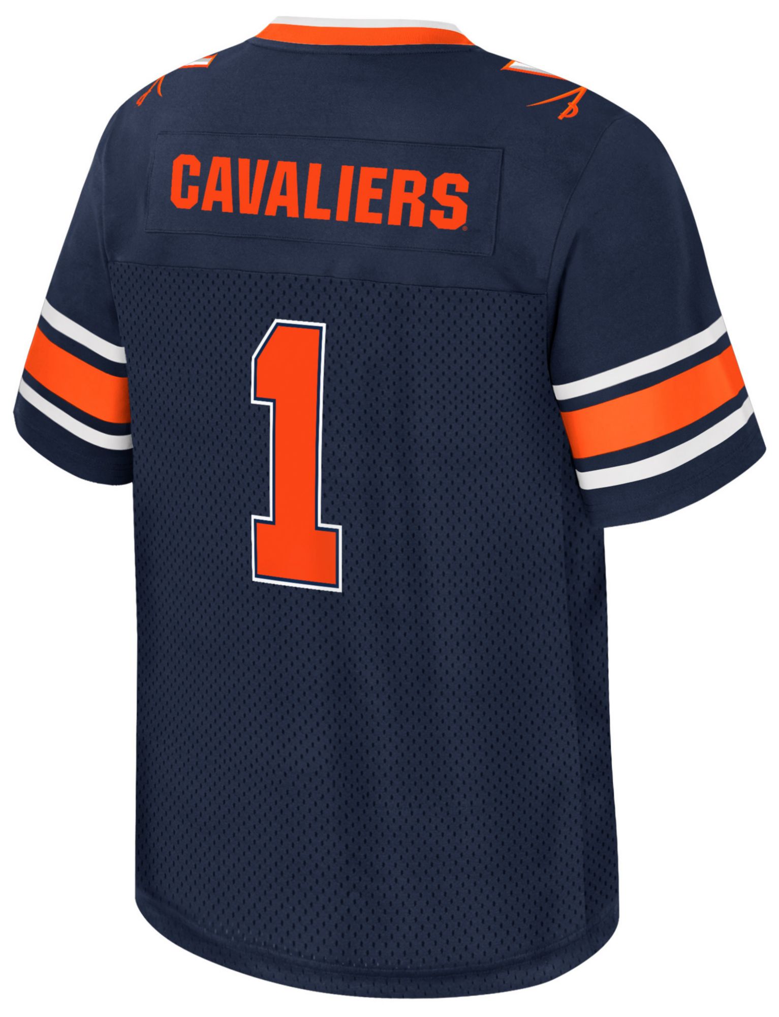 Colosseum Boys' Virginia Cavaliers Navy All Day Football Jersey product image