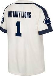 Colosseum Men's Penn State Nittany Lions White Grit Replica Baseball Jersey product image