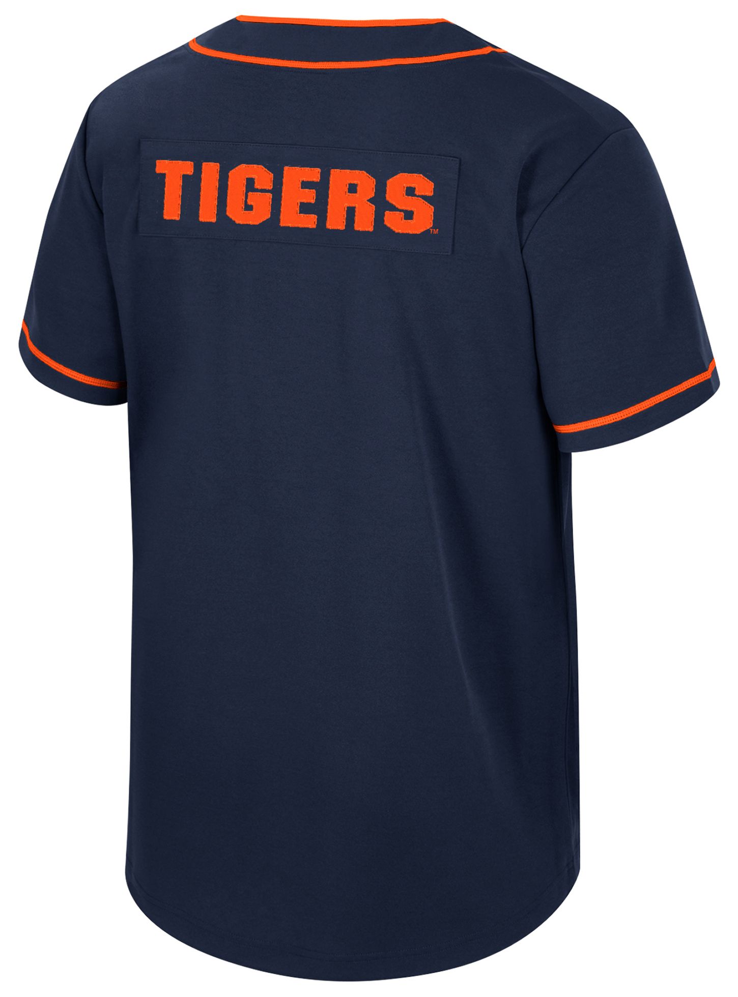 Colosseum Men's Auburn Tigers Navy Replica Baseball Jersey product image