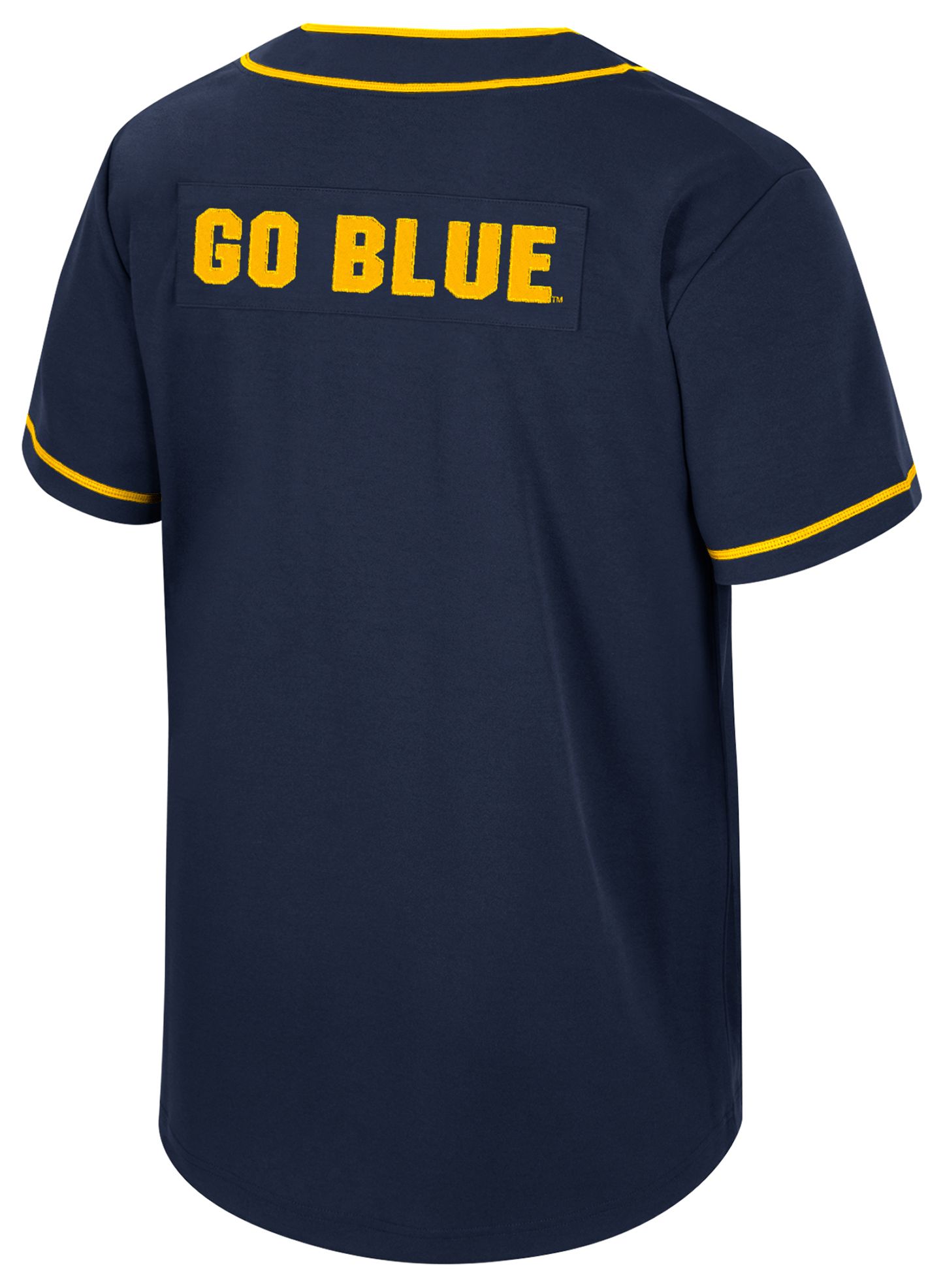 Colosseum Men's Michigan Wolverines Navy Replica Baseball Jersey product image