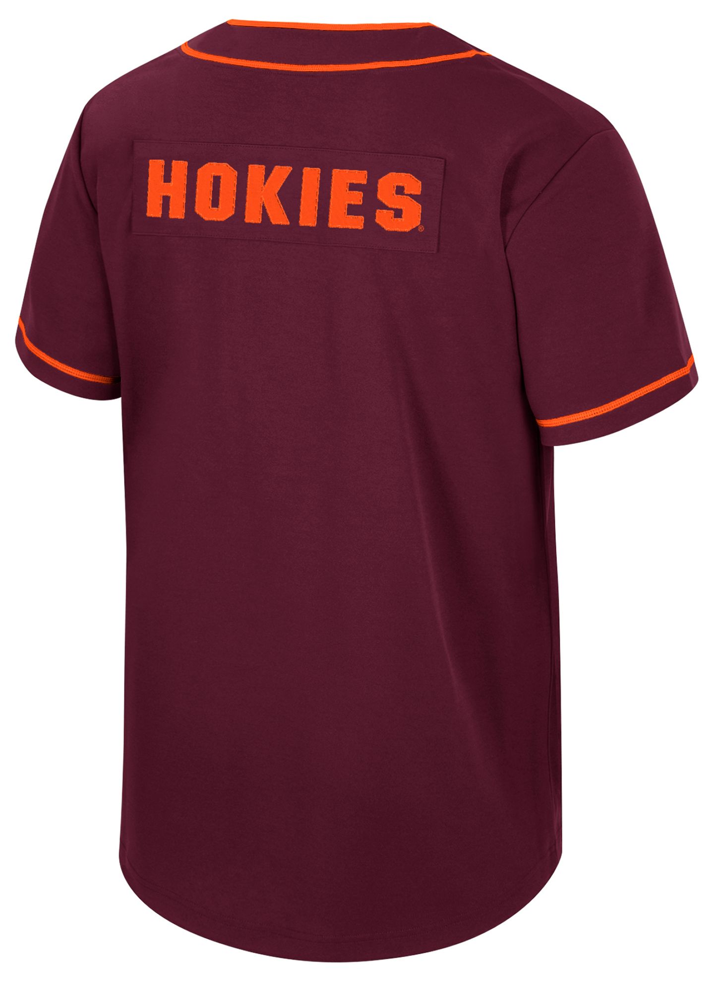 Colosseum Men's Virginia Tech Hokies Maroon Replica Baseball Jersey product image