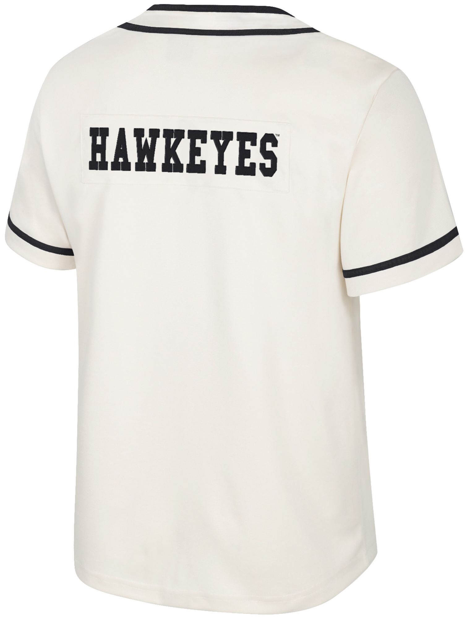 Colosseum Men's Iowa Hawkeyes Cream Hunter Seeker Baseball Jersey product image