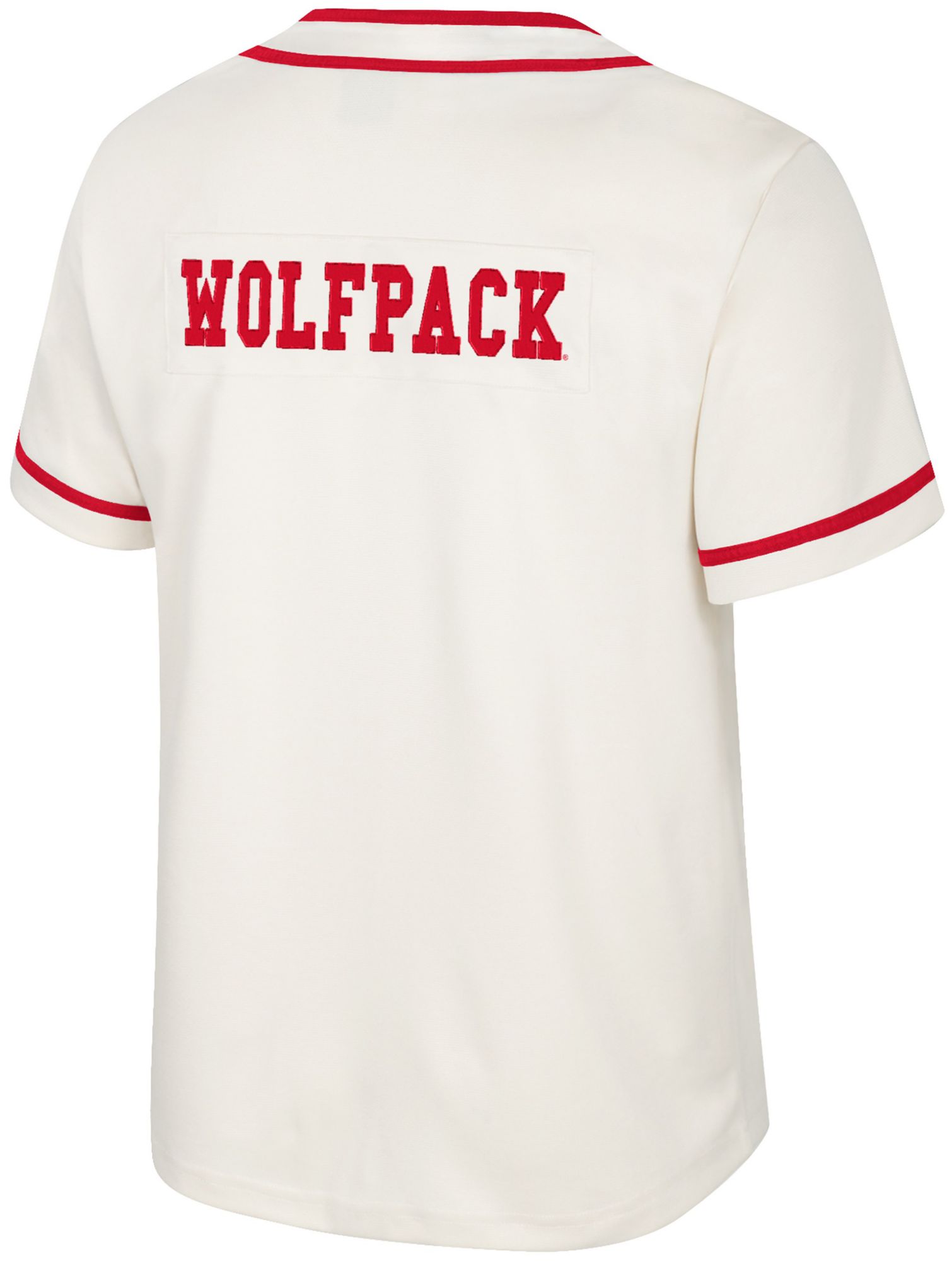 Colosseum Men's NC State Wolfpack Cream Hunter Seeker Baseball Jersey product image