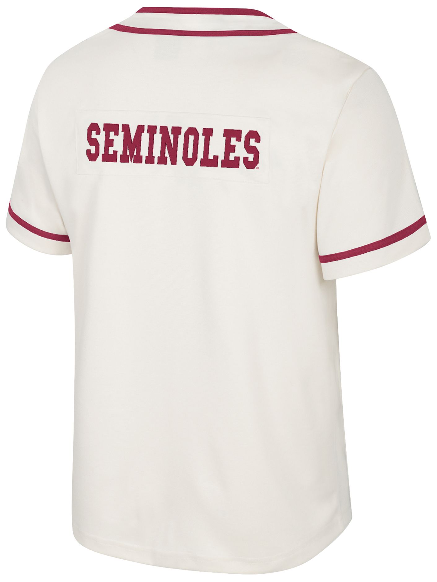 Colosseum Youth Florida State Seminoles Cream Hunter Seeker Baseball Jersey product image