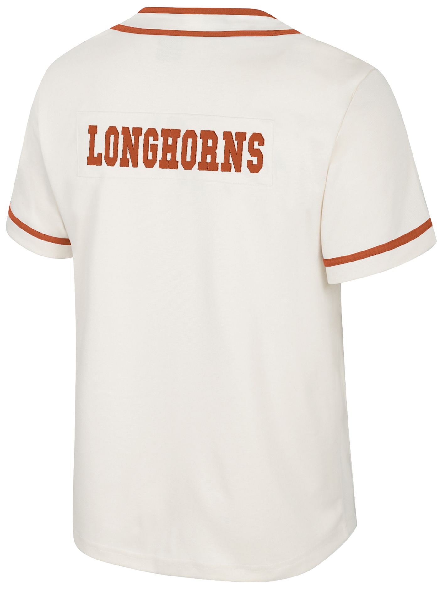 Colosseum Youth Texas Longhorns Cream Hunter Seeker Baseball Jersey product image