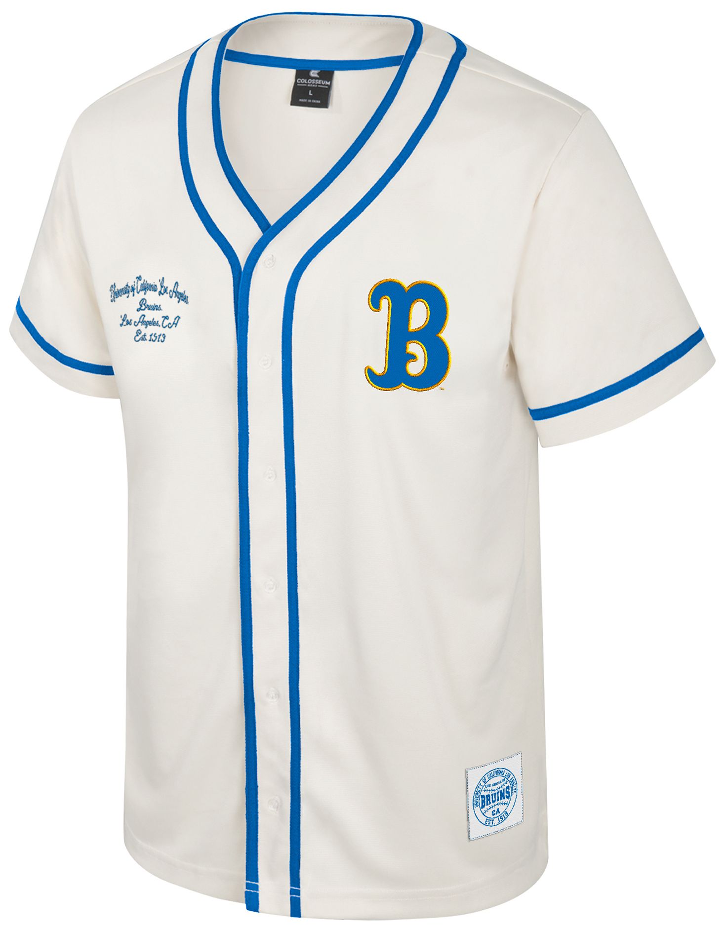 Colosseum Youth UCLA Bruins Cream Hunter Seeker Baseball Jersey product image