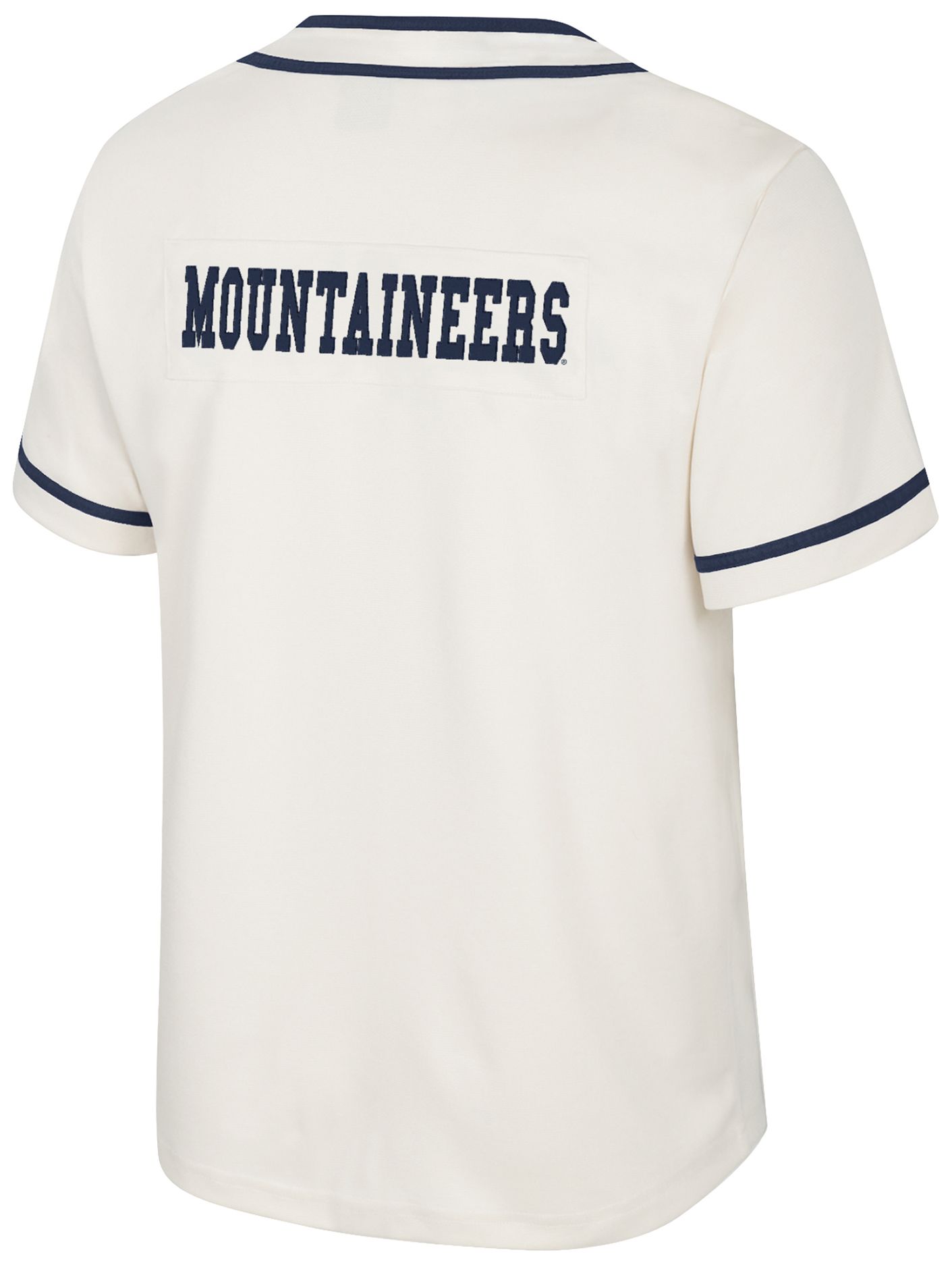 Colosseum Youth West Virginia Mountaineers Cream Hunter Seeker Baseball Jersey product image
