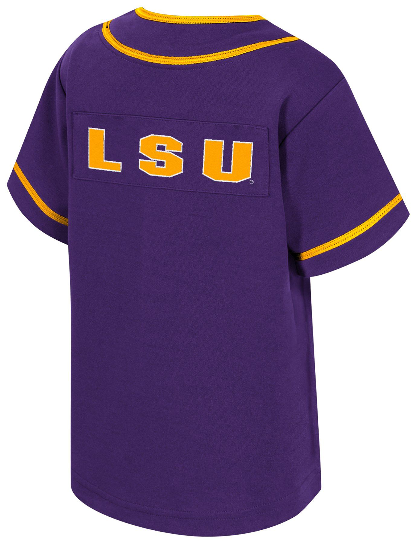 Colosseum Toddler LSU Tigers Purple Baseball Jersey product image