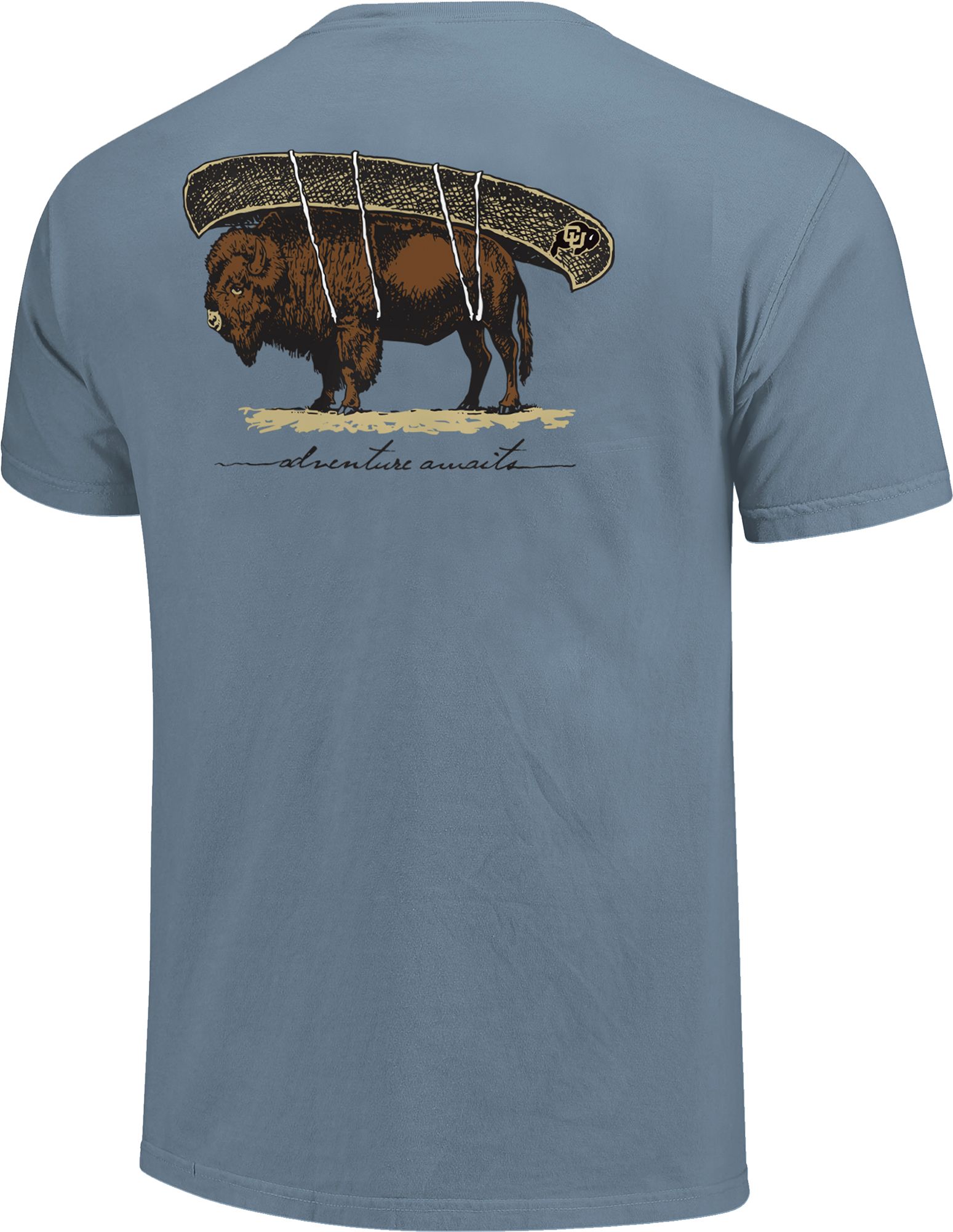 Image One Adult Colorado Buffaloes Ice Blue Adventure T-Shirt product image