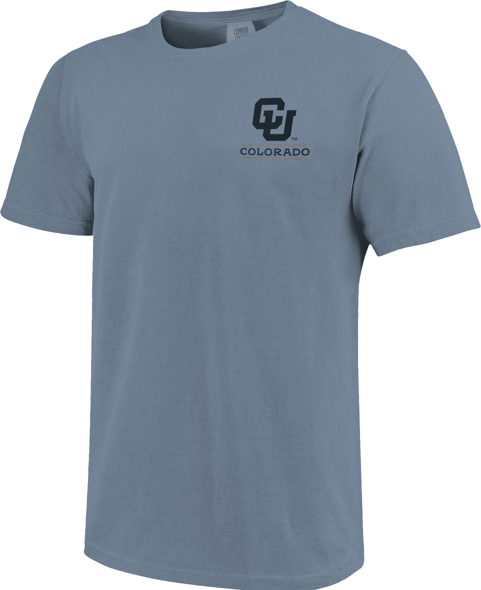 Image One Adult Colorado Buffaloes Ice Blue Scenery T-Shirt