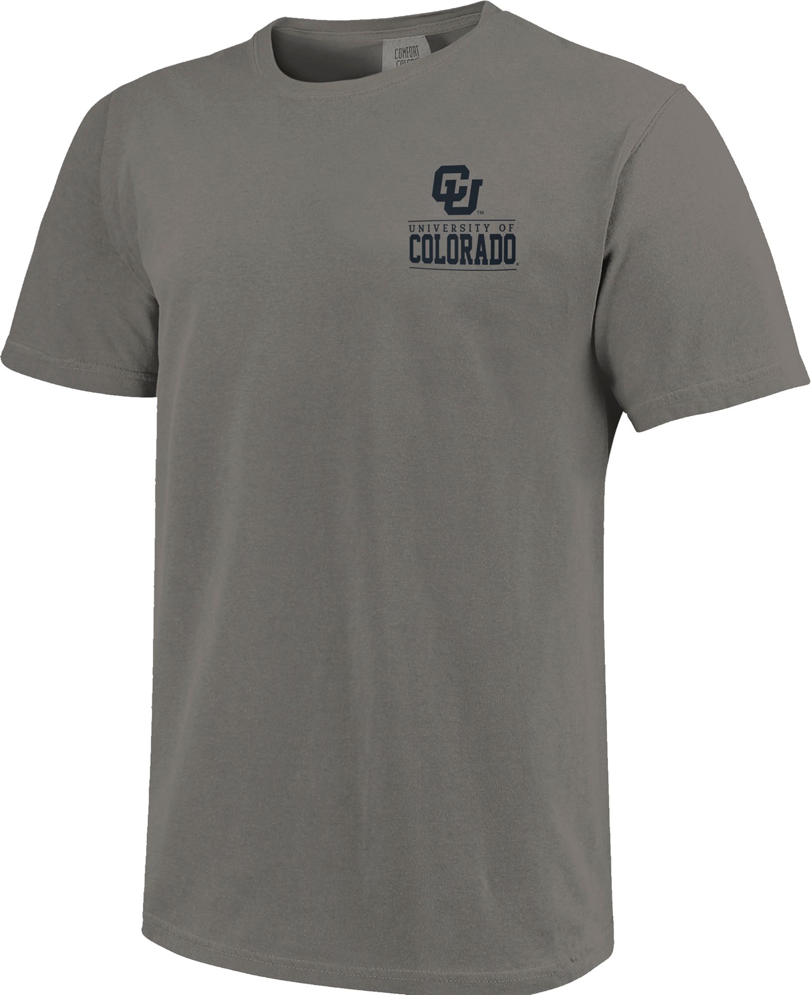 Image One Adult Colorado Buffaloes Grey Campus Badge T-Shirt product image