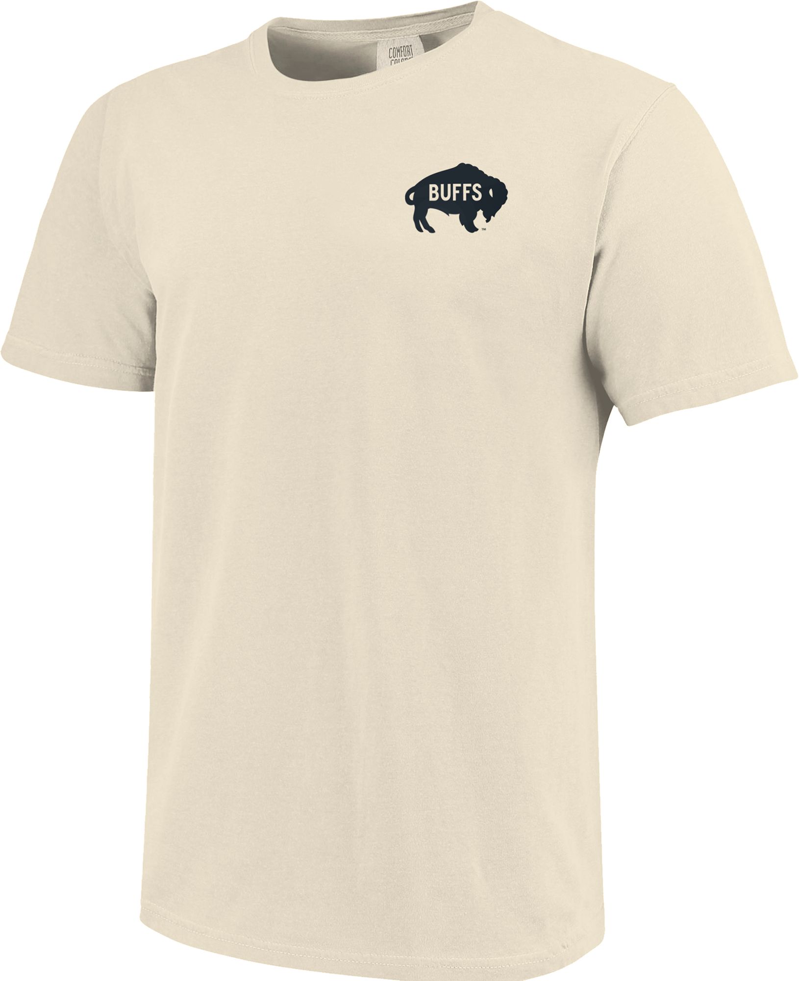 Image One Adult Colorado Buffaloes Grey Helmet History T-Shirt product image