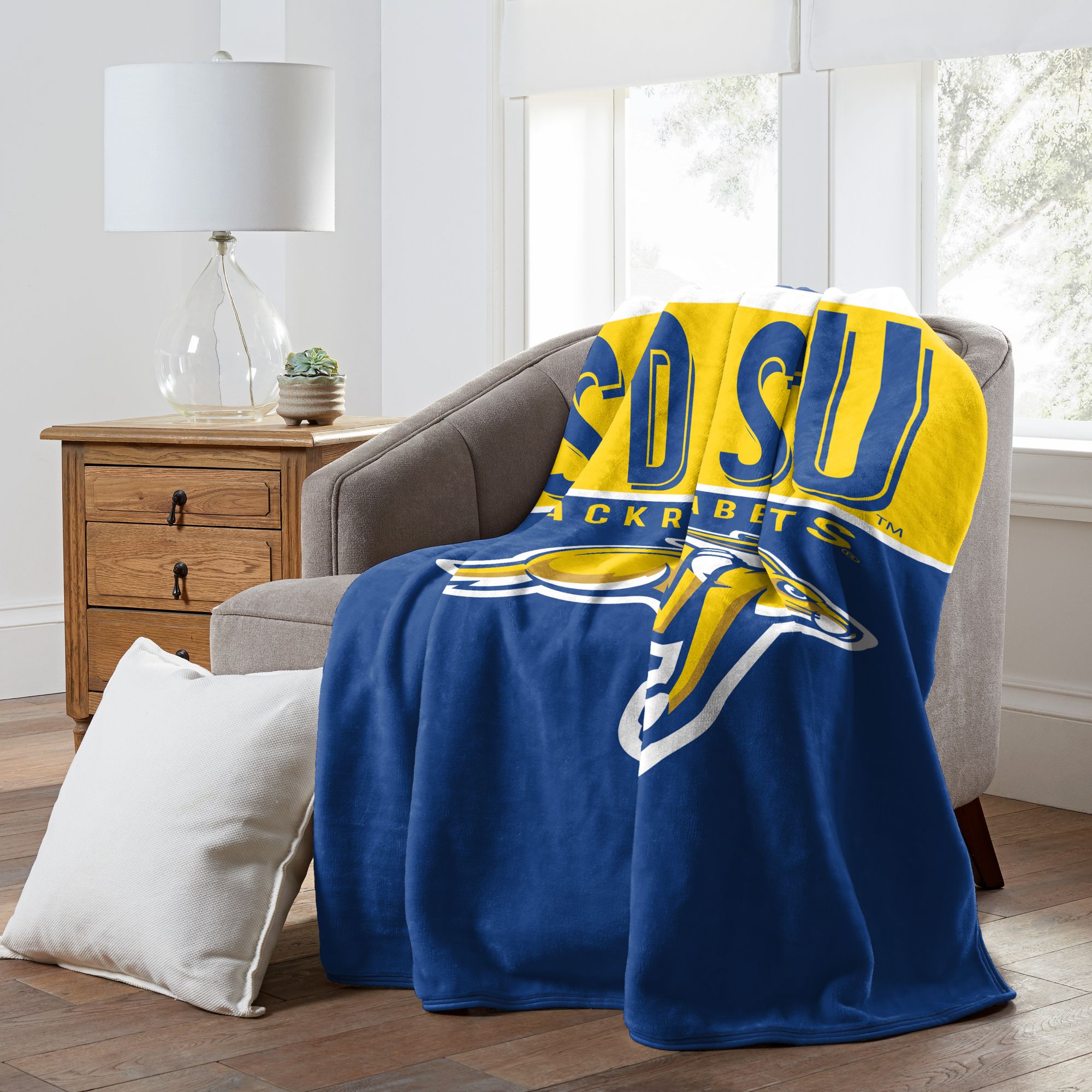 South Dakota State Jackrabbits 60'' x 80'' Basic Raschel Blanket product image