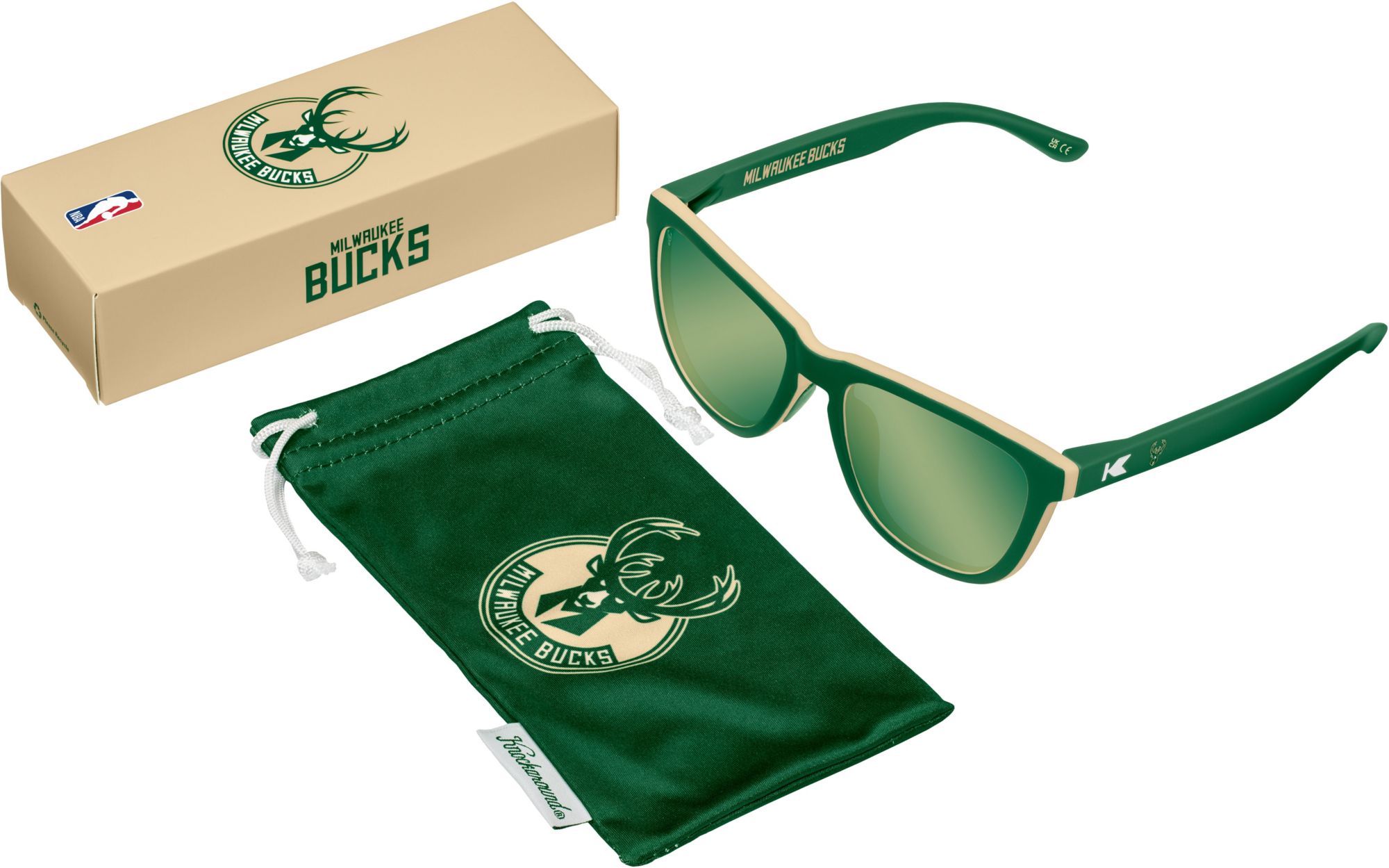 Knockaround Adult Milwaukee Bucks Premium Sunglasses product image