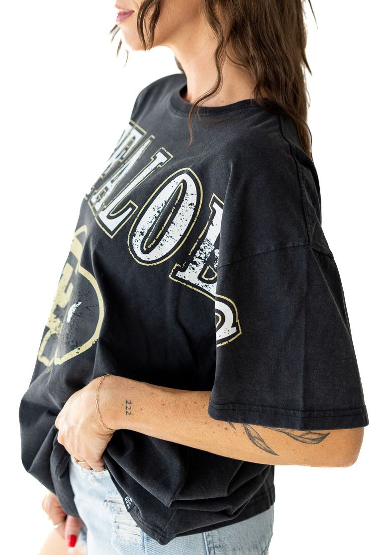 Gameday Social Women's Colorado Buffaloes Black The Band Short Sleeve T-Shirt product image