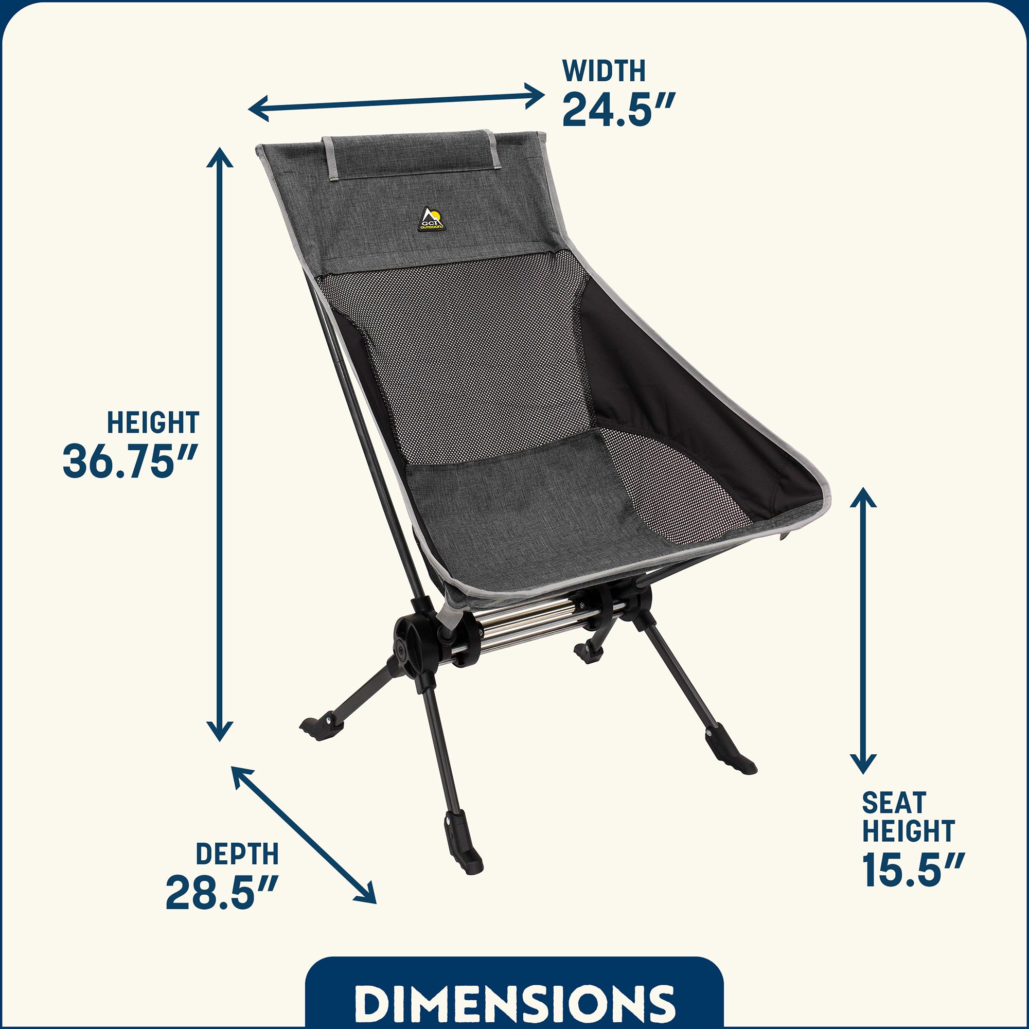 GCI Outdoor ComPack Rocker Chair product image