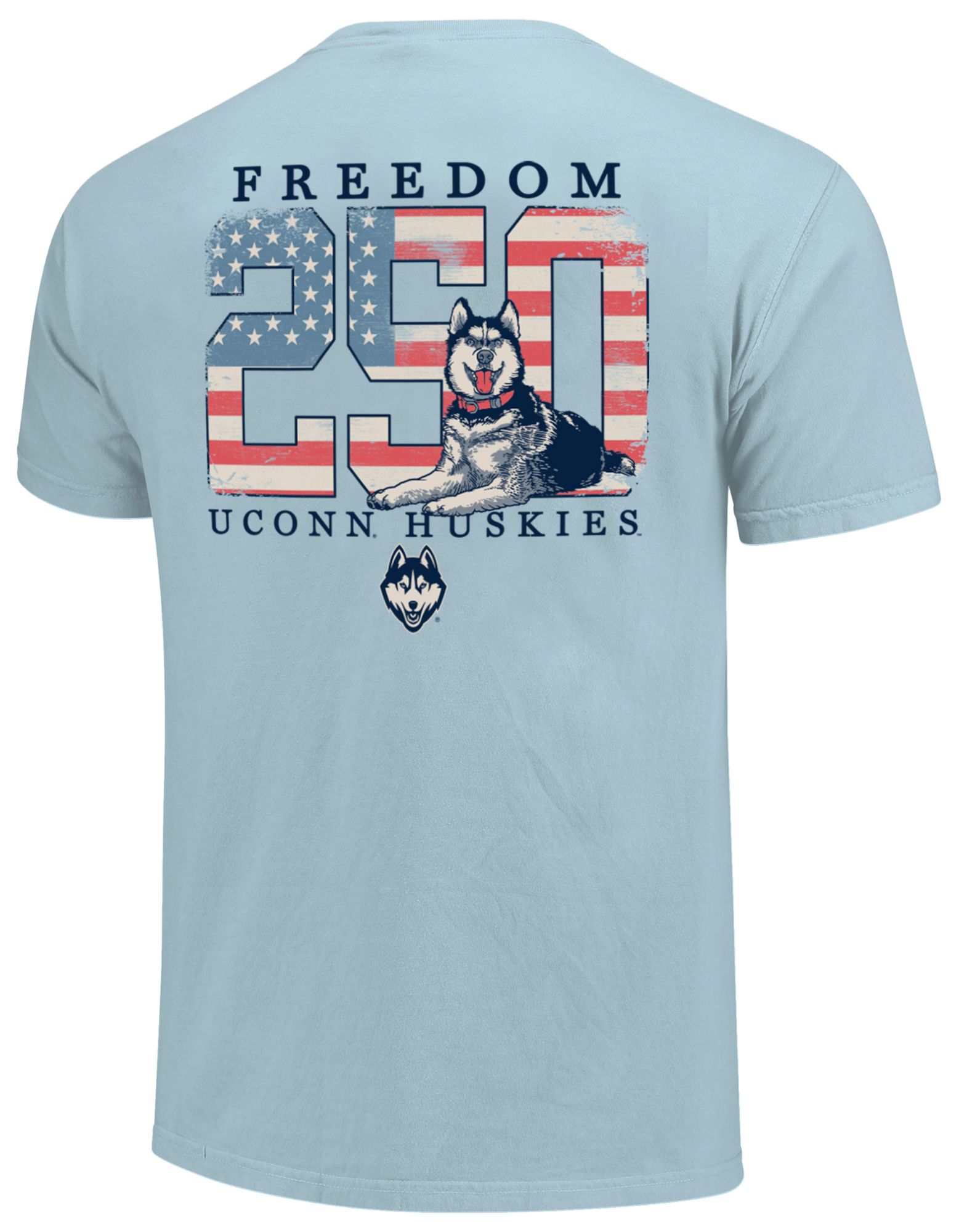 Image One Men's UConn Huskies Chambray Mascot 250 T-Shirt product image