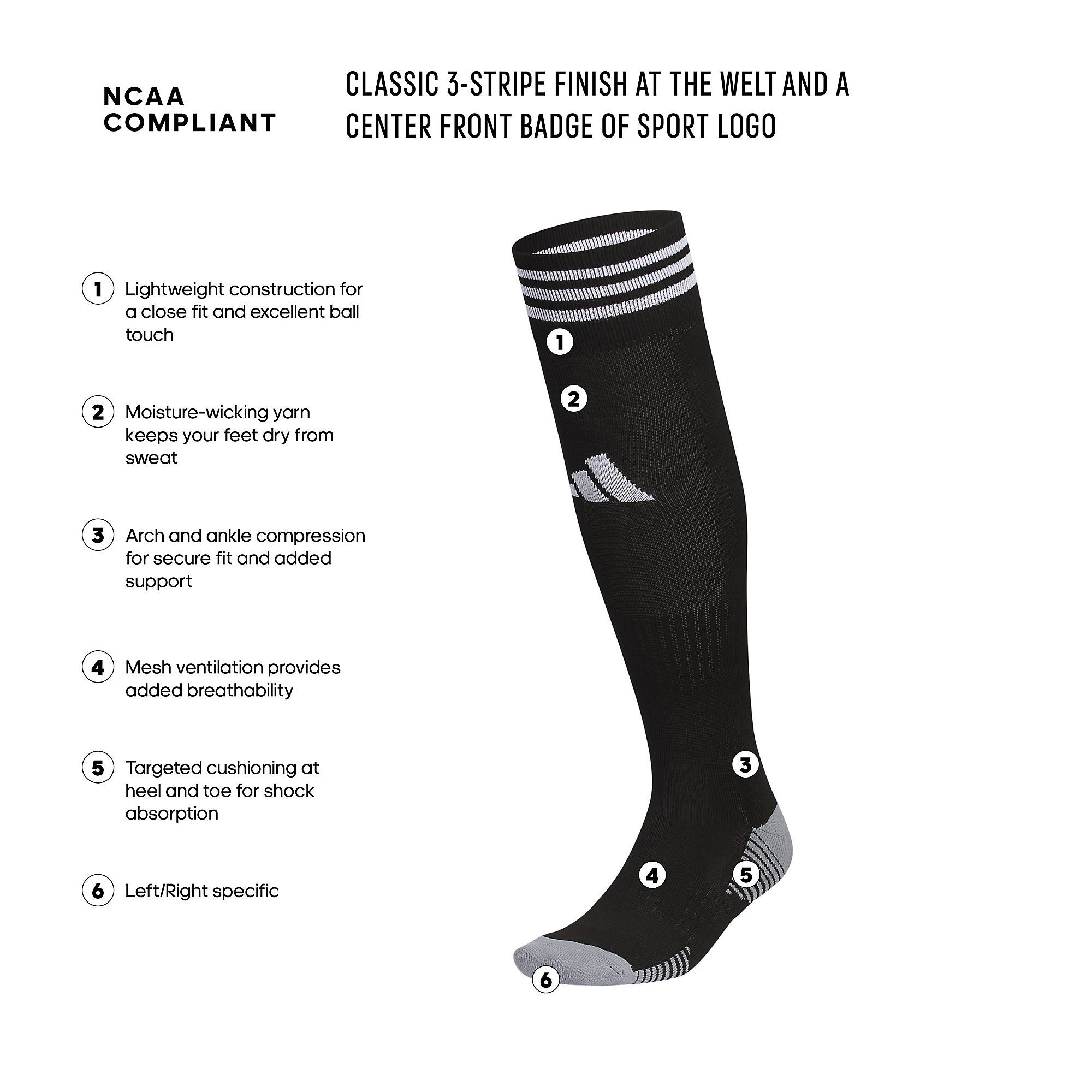 adidas Adult Copa Zone Cushion 5 OTC Socks product image