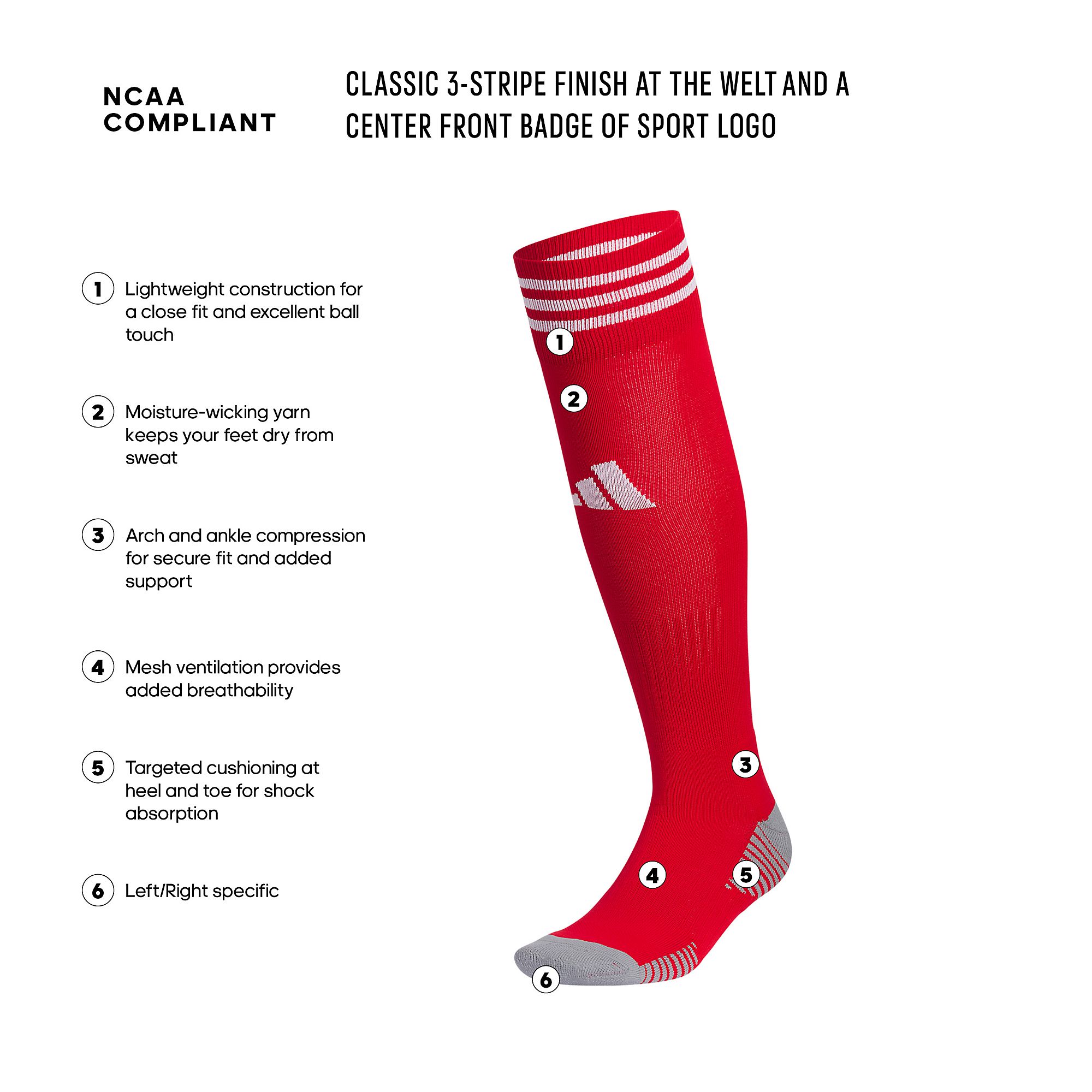 adidas Adult Copa Zone Cushion 5 OTC Socks product image