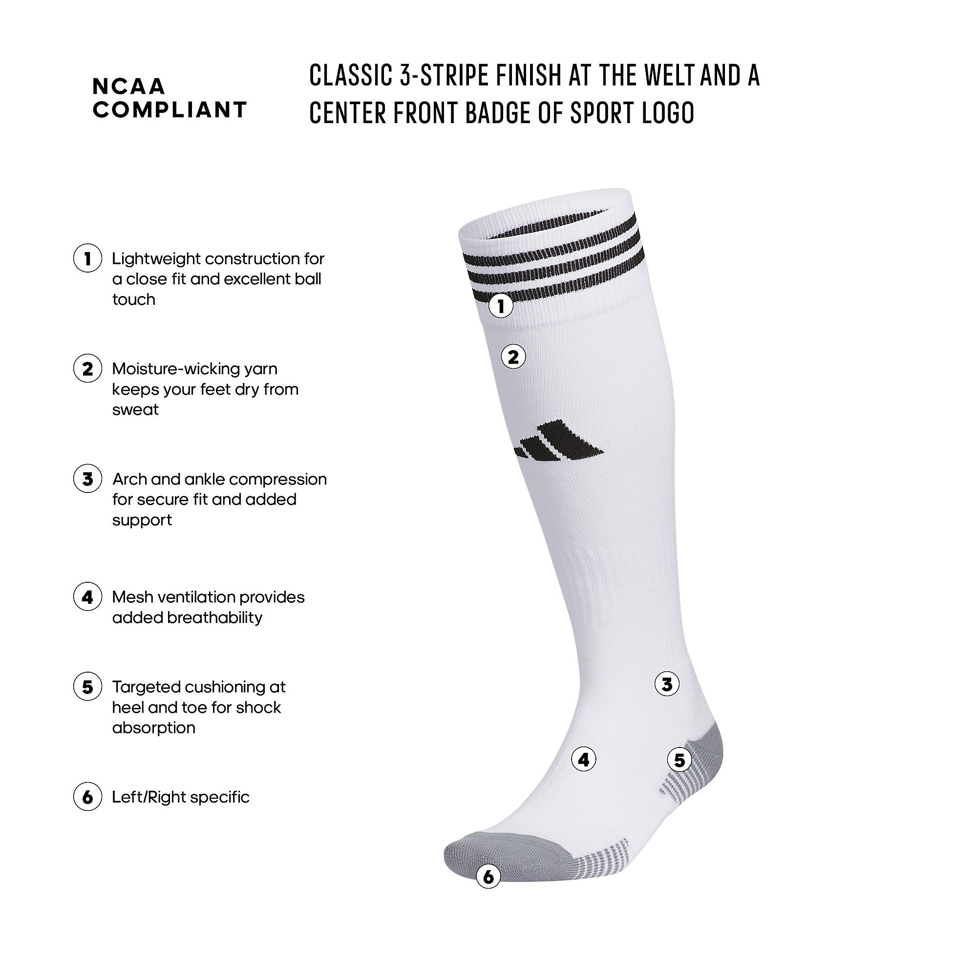 adidas Adult Copa Zone Cushion 5 OTC Socks product image