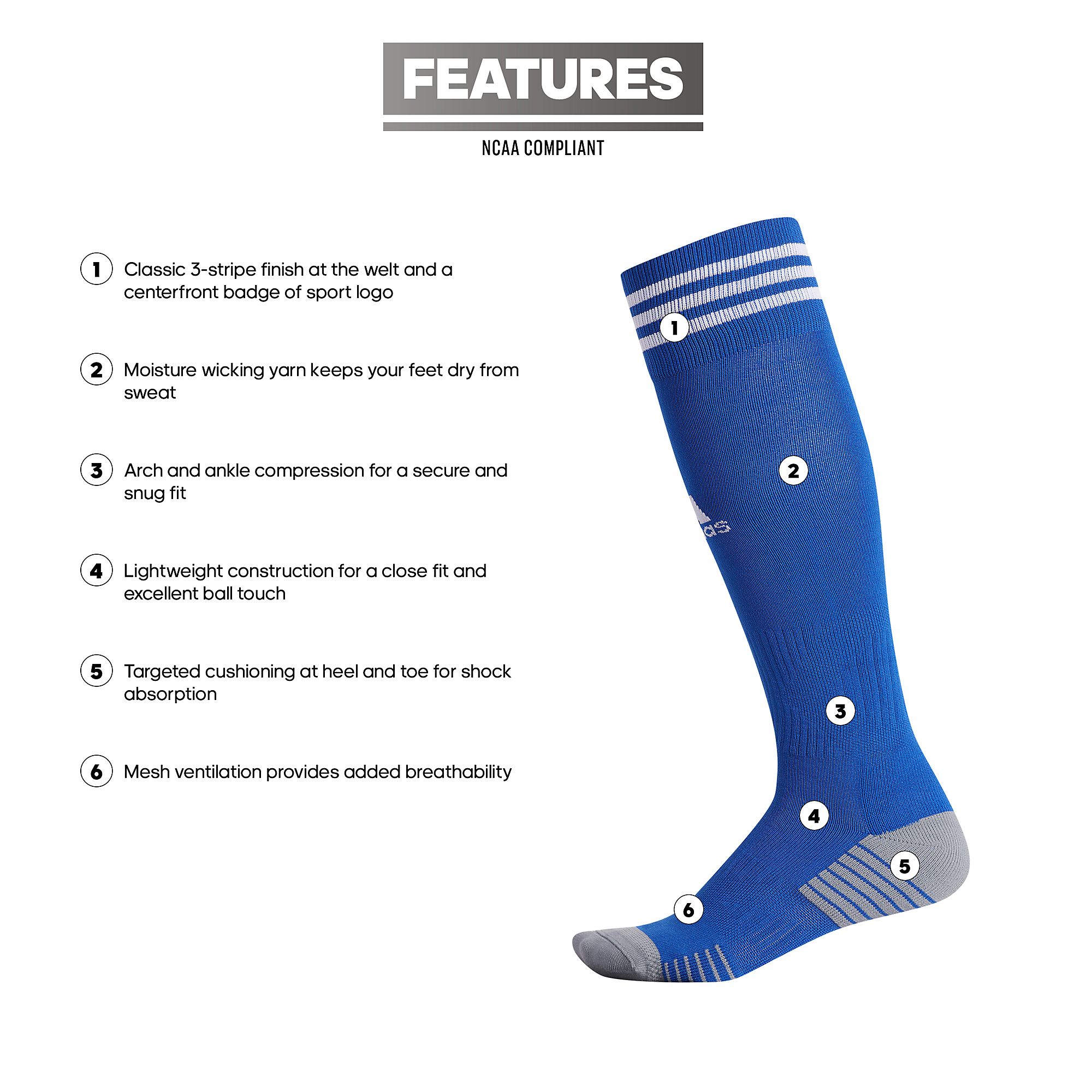 adidas Copa Zone Cushion IV Soccer OTC Socks product image