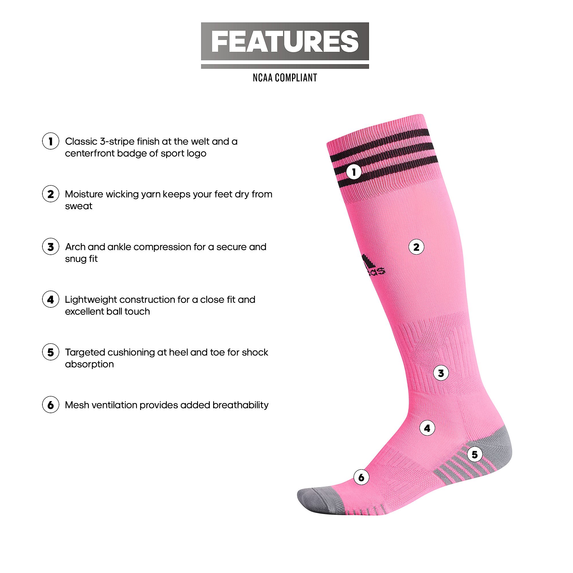 adidas Copa Zone Cushion IV Soccer OTC Socks product image