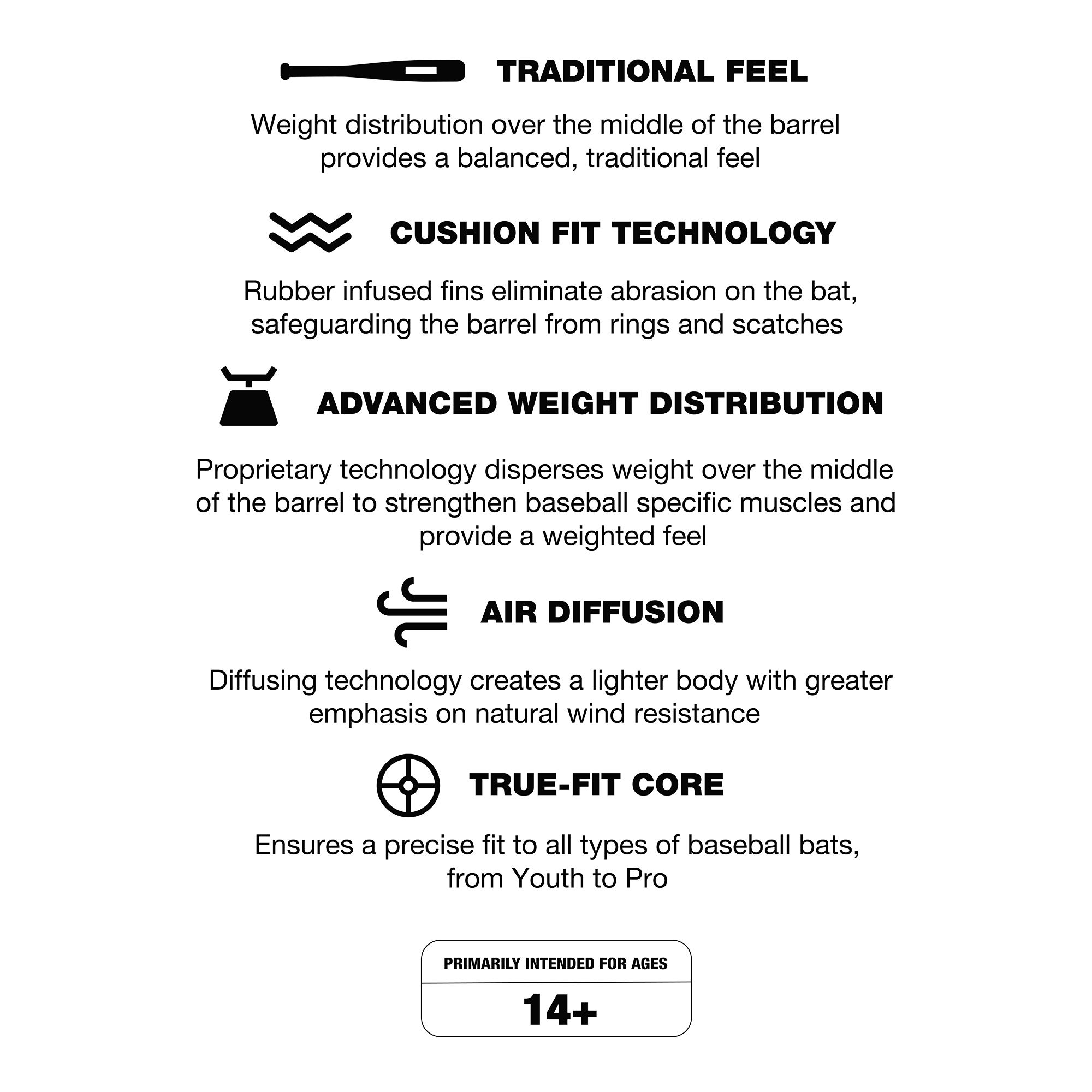 Varo COR 20 oz. Bat Training Weight product image