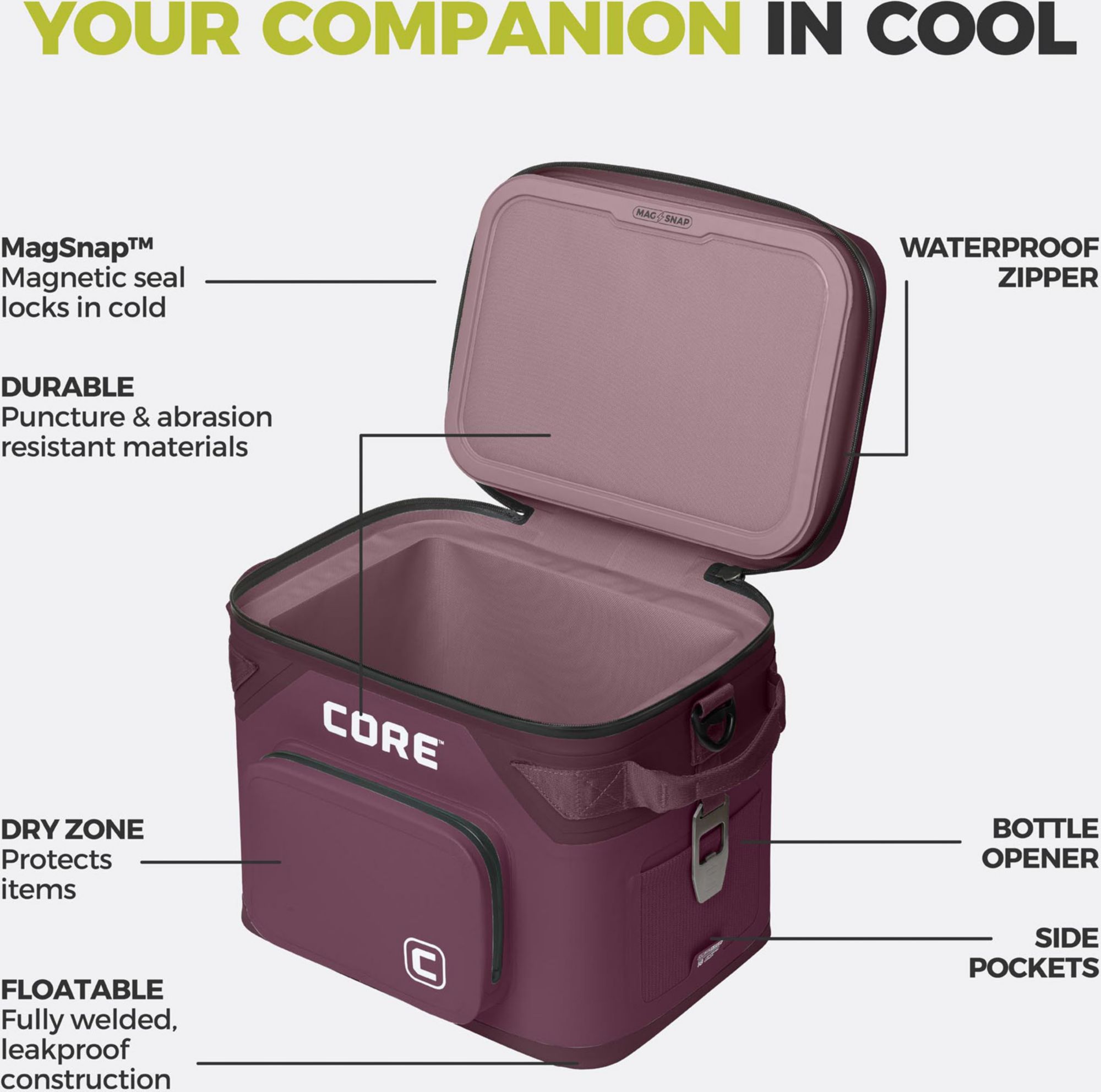 CORE Equipment CLIMAKEEP Magnetic 18-Can Soft Cooler product image