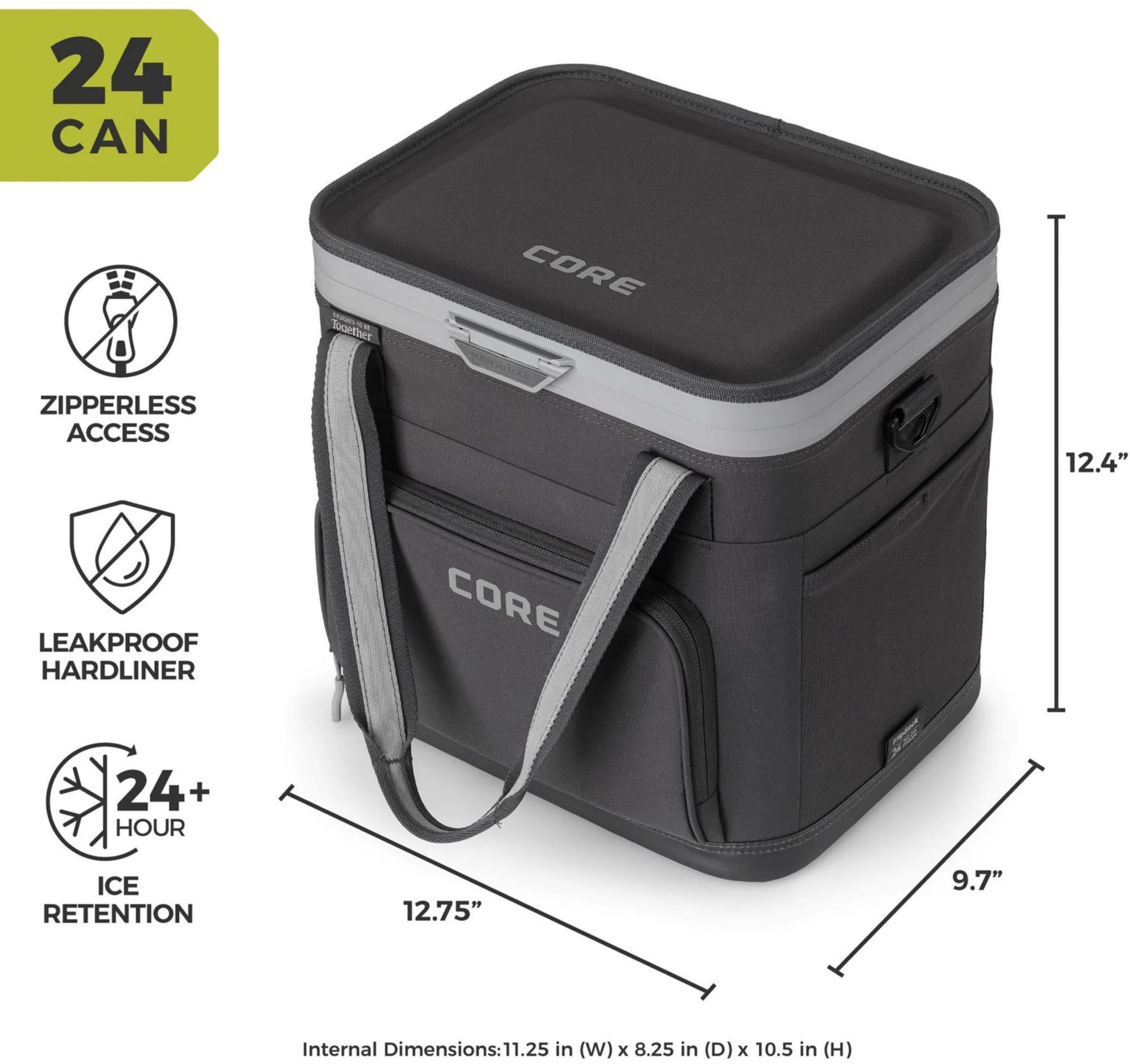 CORE 24 Can FlipBack No-Zip Box Cooler product image