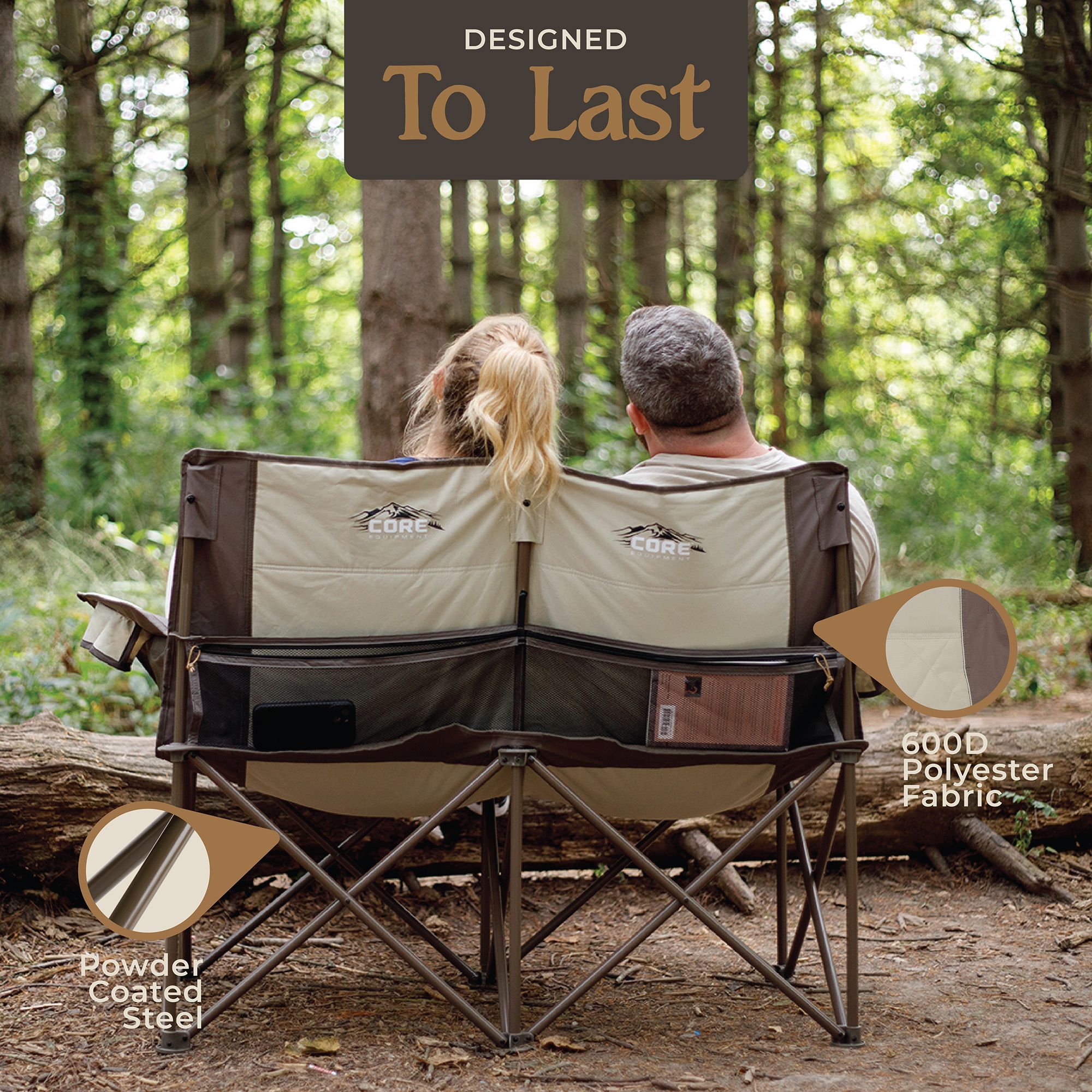CORE Equipment Loveseat Double Outdoor Camp Chair product image