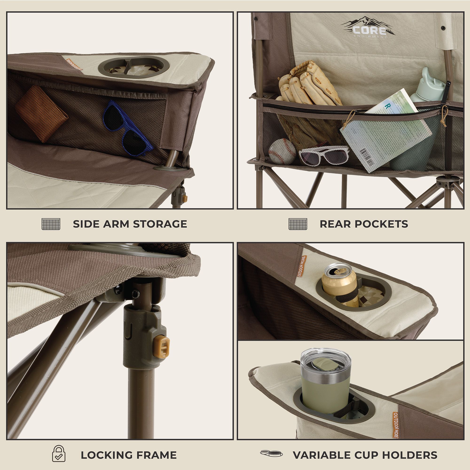 CORE Equipment Loveseat Double Outdoor Camp Chair product image