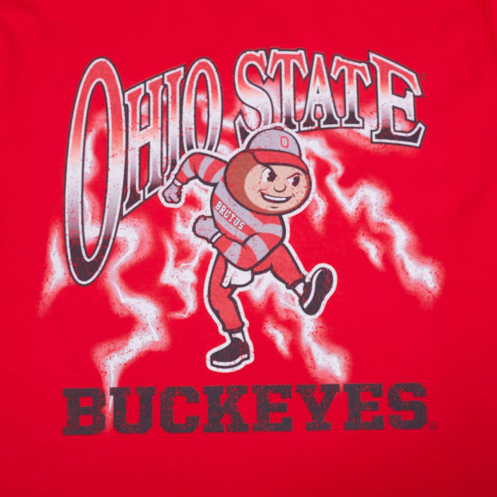 Pro Standard Men's Ohio State Buckeyes Red University Headliner T-Shirt product image