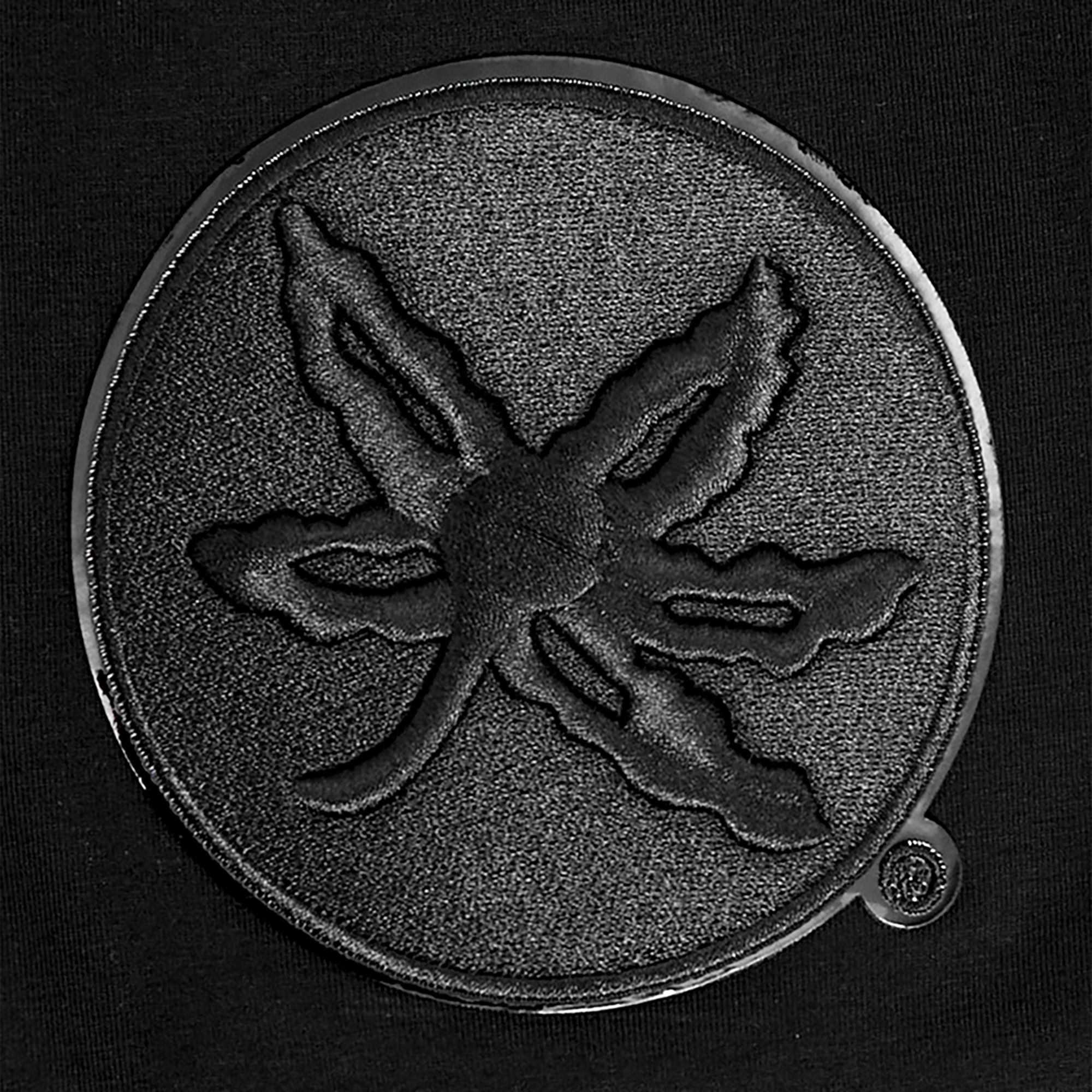 Pro Standard Men's Ohio State Buckeyes Black Triple Black Crewneck Sweatshirt product image