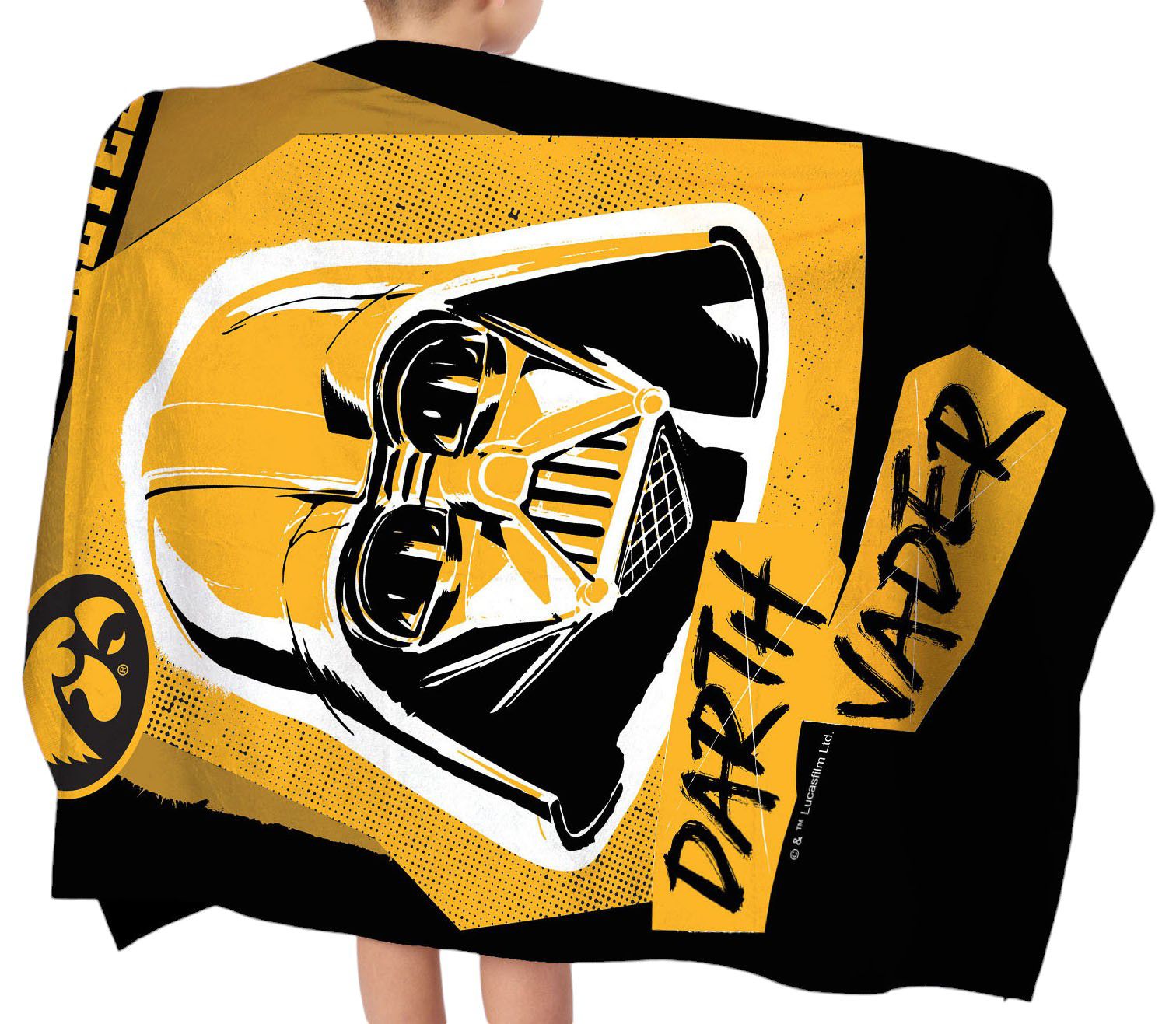 TheNorthwest Iowa Hawkeyes Darth Vader Beach Towel product image
